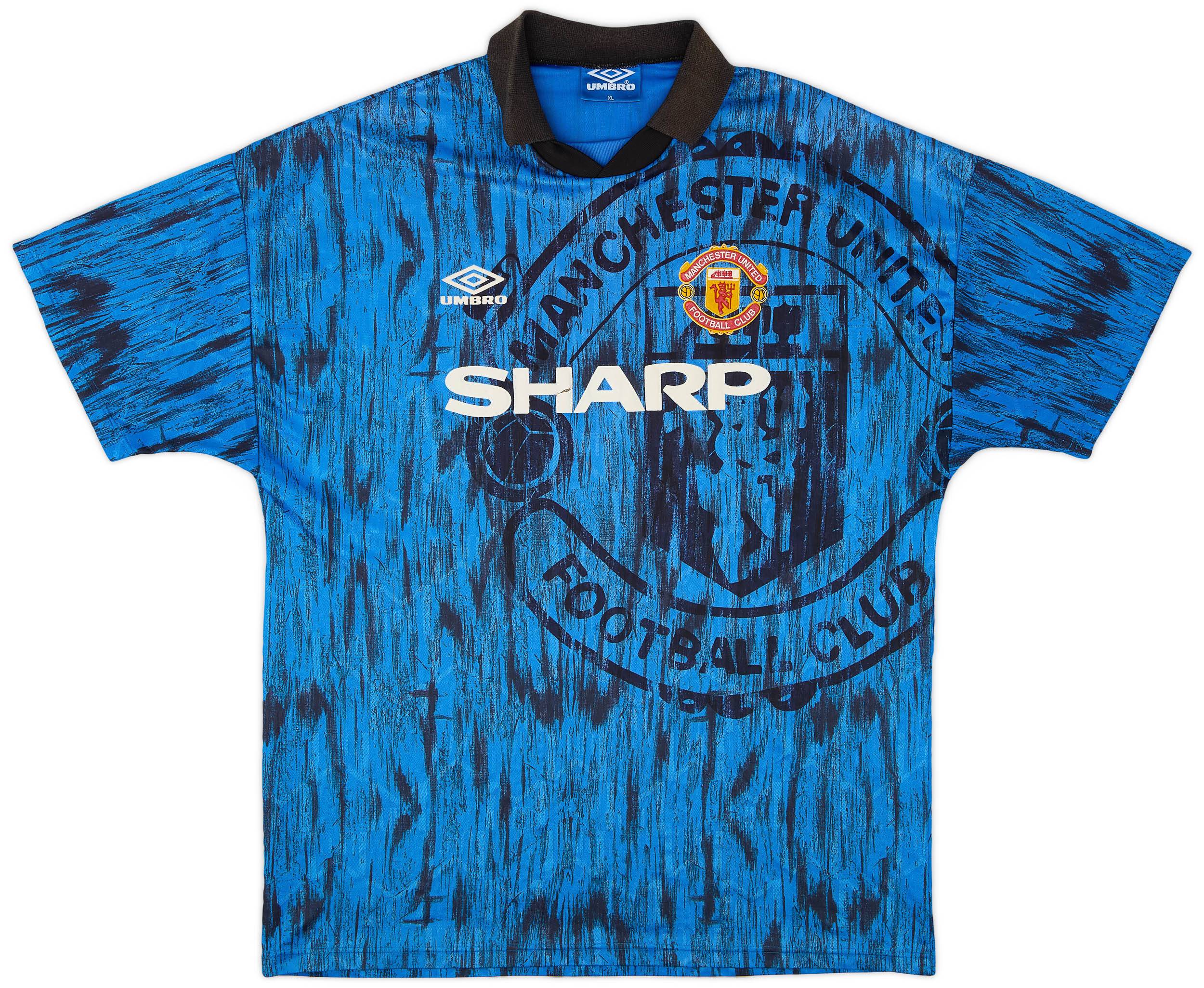 超歓迎された 1992-93 Manchester United Away Shirt - 5/10 - (XL) ウェア