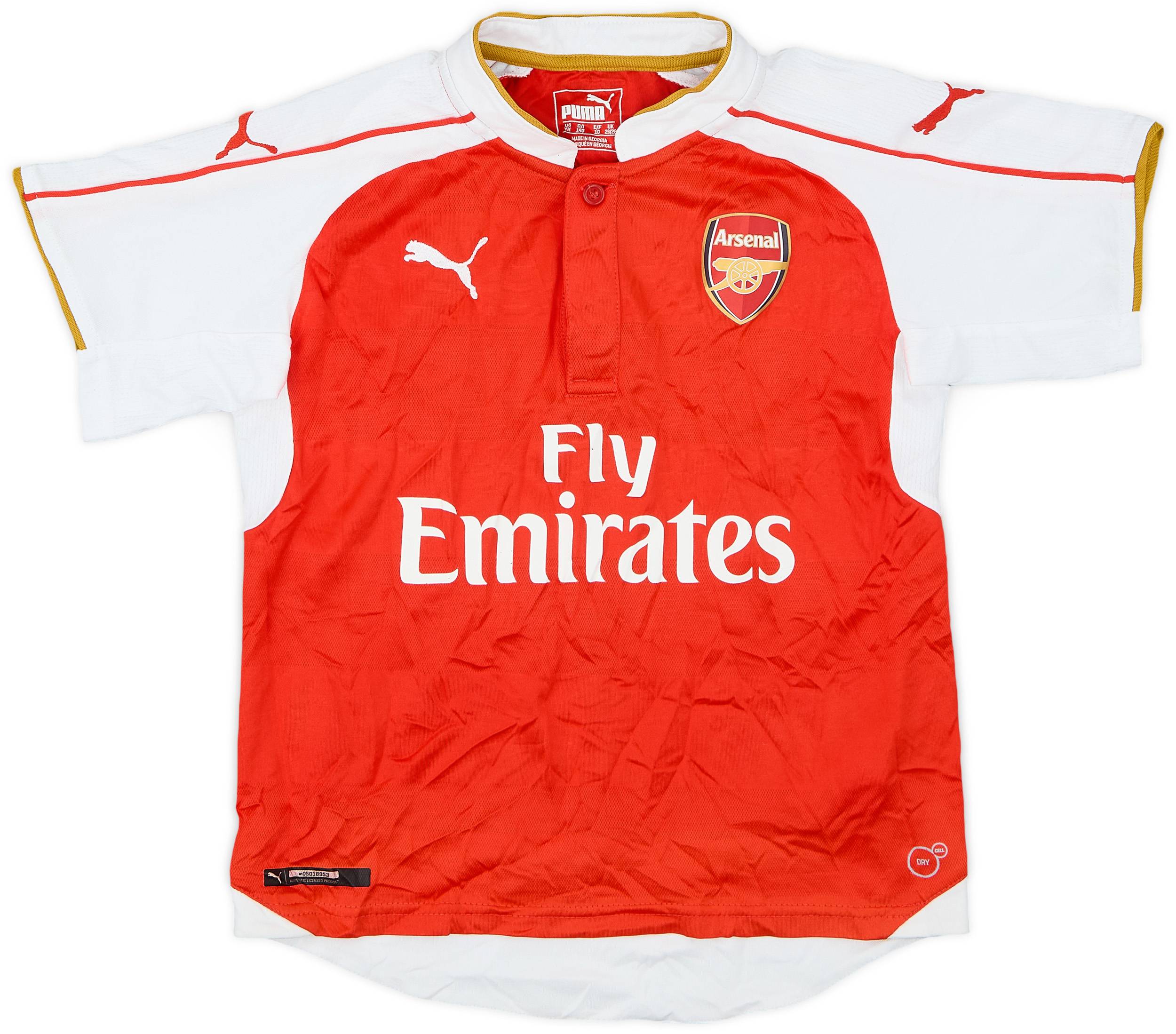 2015-16 Arsenal Home Shirt - 7/10 - (M.Boys)