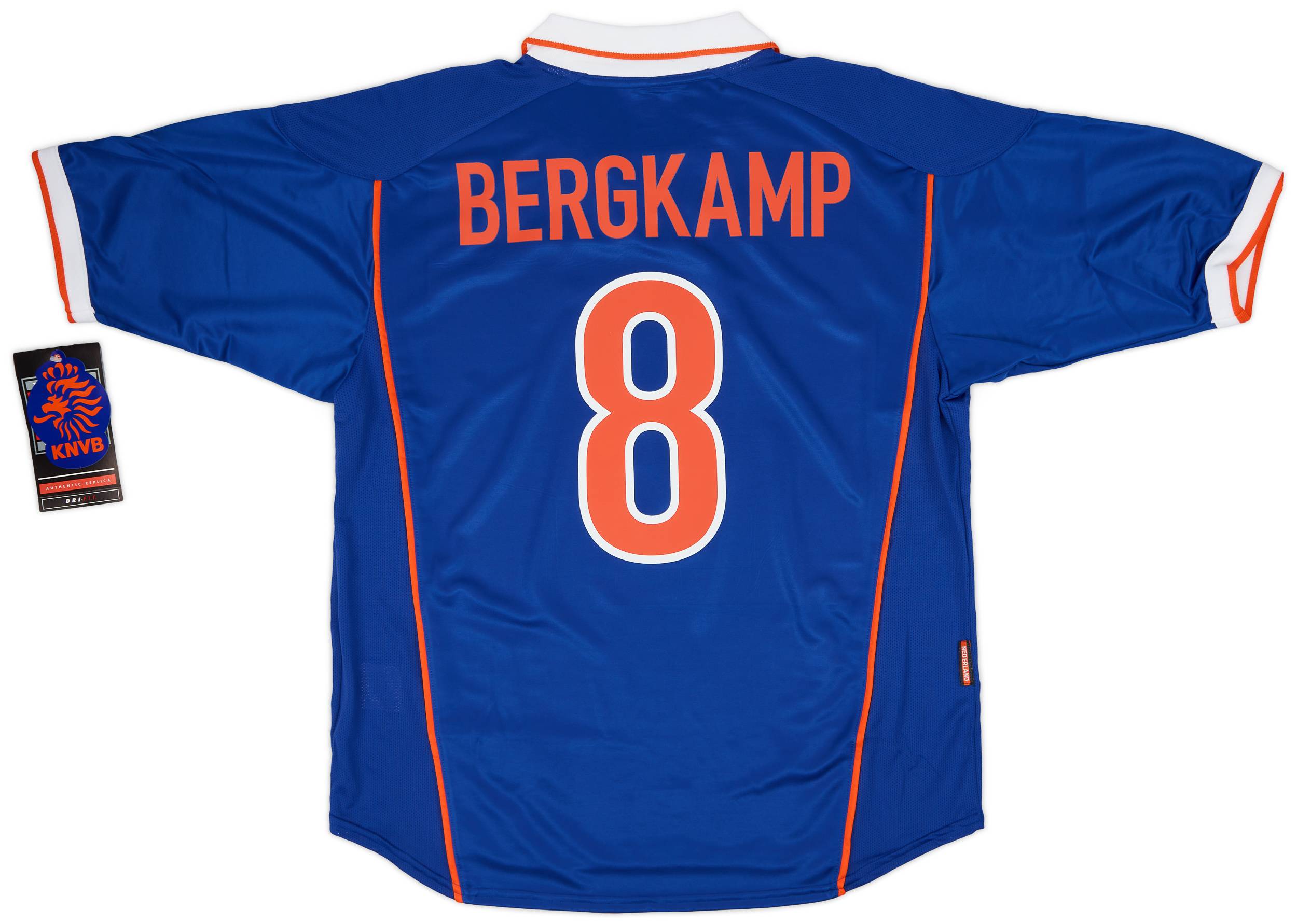 1998-00 Netherlands Away Shirt Bergkamp #8 (L)