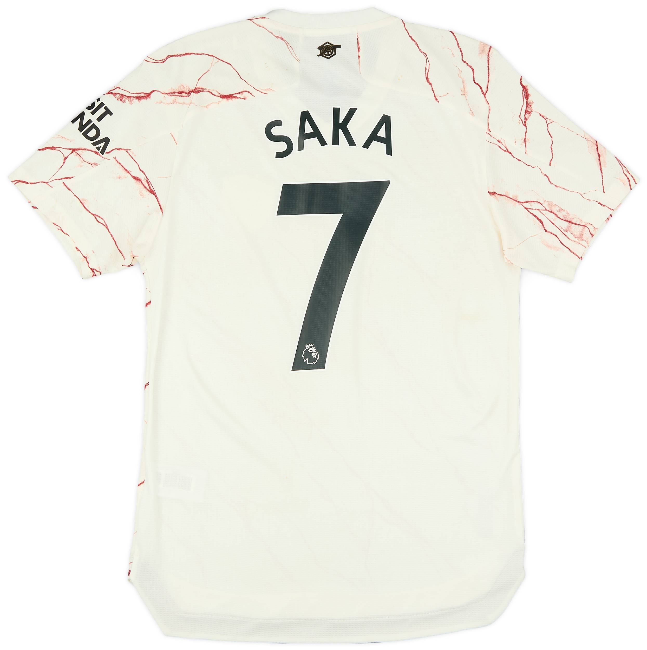 2020-21 Arsenal Player Issue Away Shirt Saka #7 - 6/10 - (S)