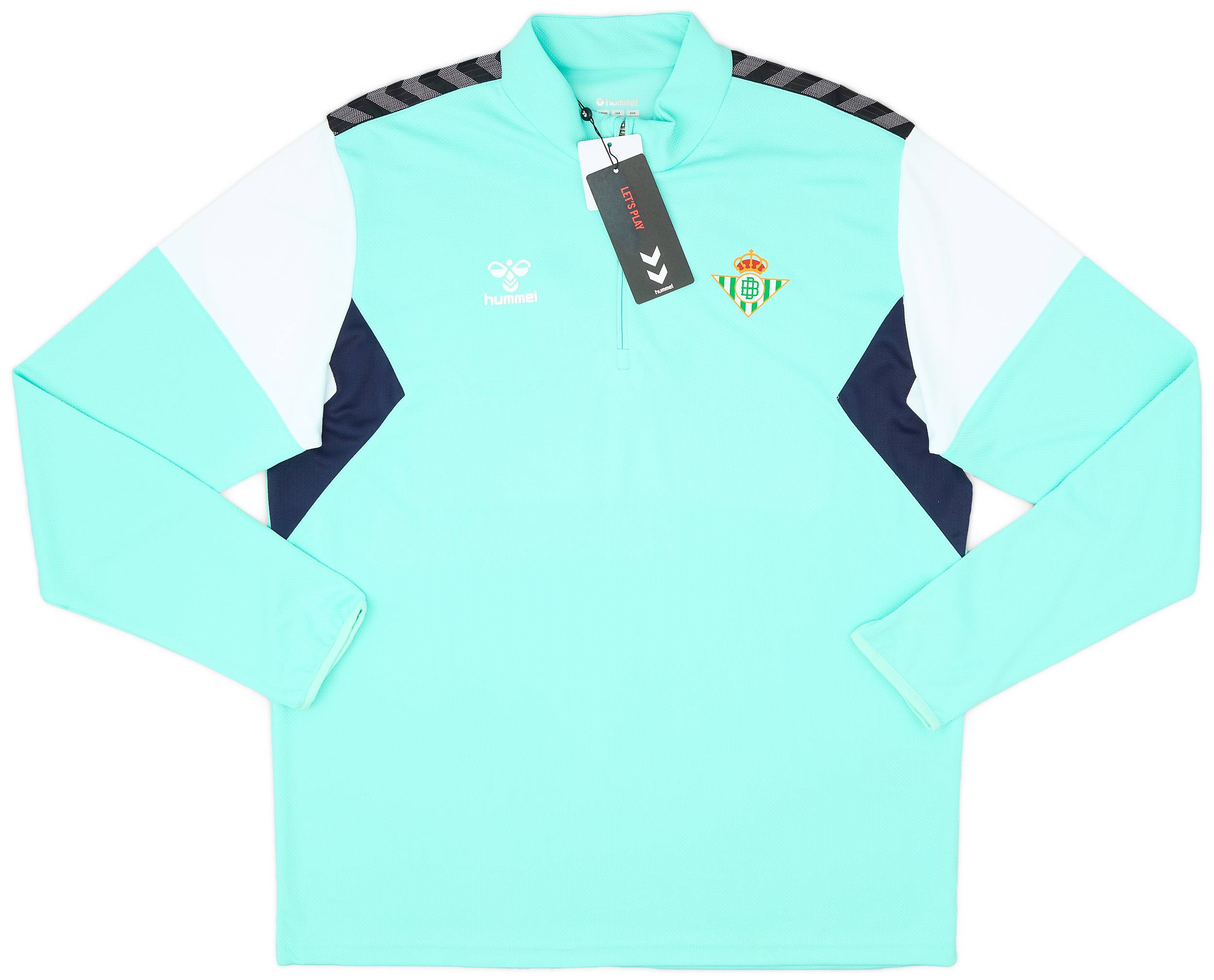 2023-24 Real Betis Hummel 1/4 Zip Training Top