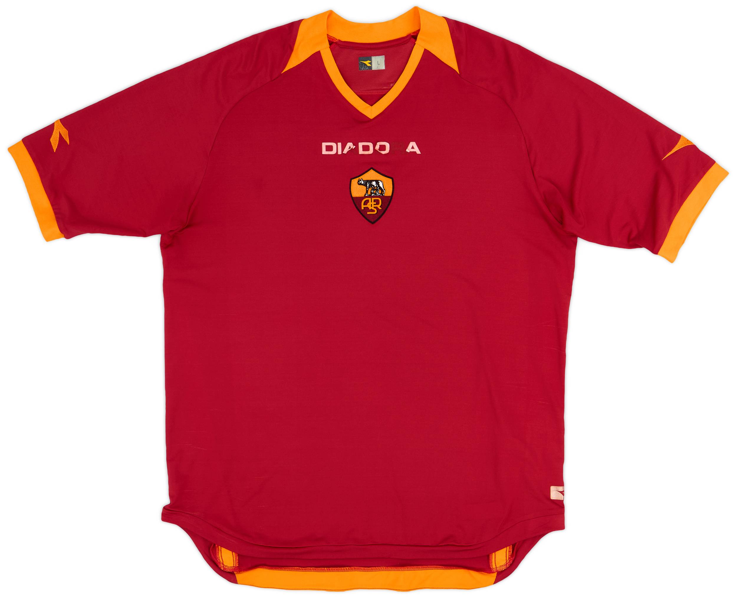 2006-07 Roma Home Shirt - 4/10 - (L)
