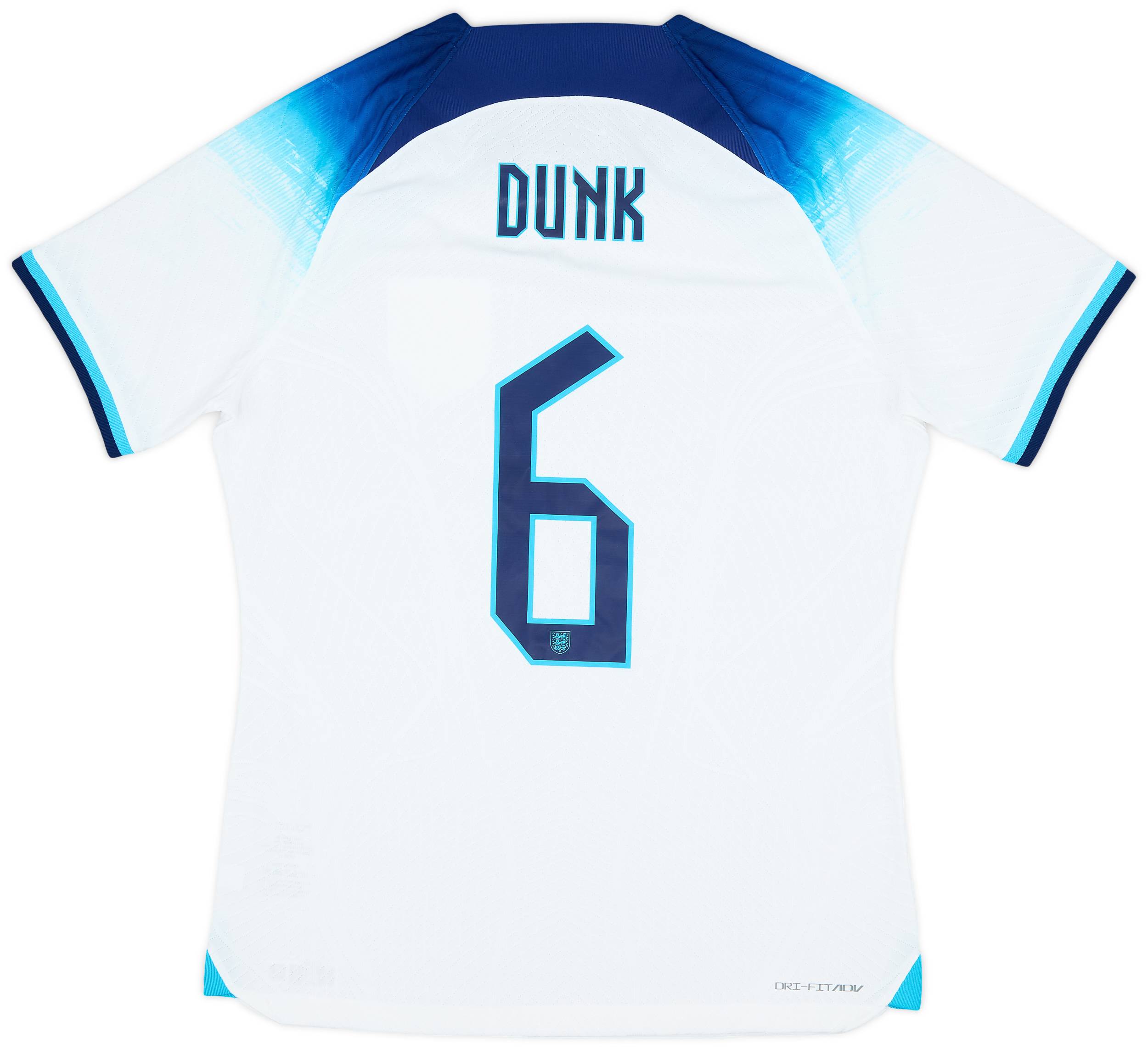 2022-23 England Player Issue Home Shirt Dunk #6