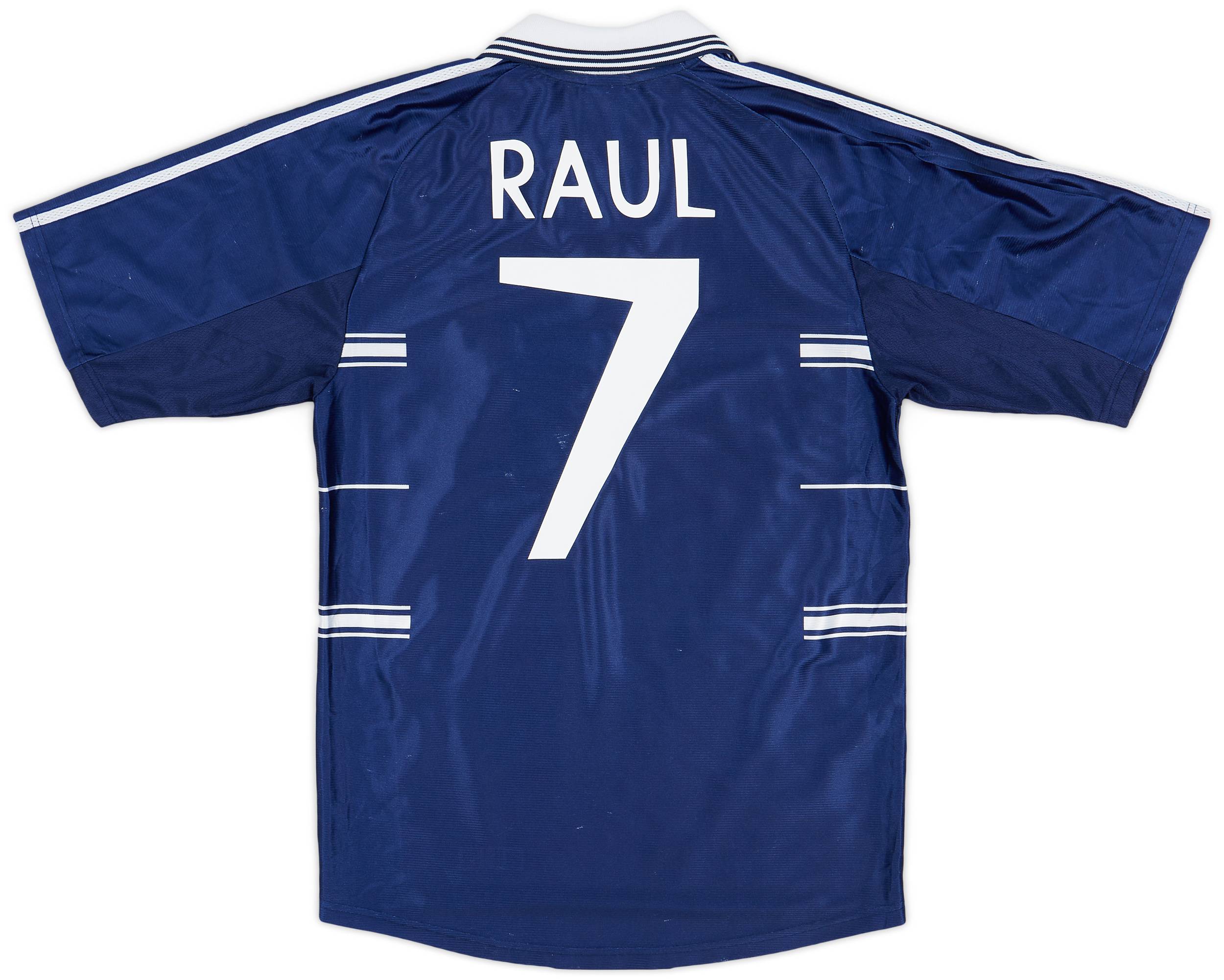 1998-99 Real Madrid Away Shirt Raul #7 - 8/10 - (S)