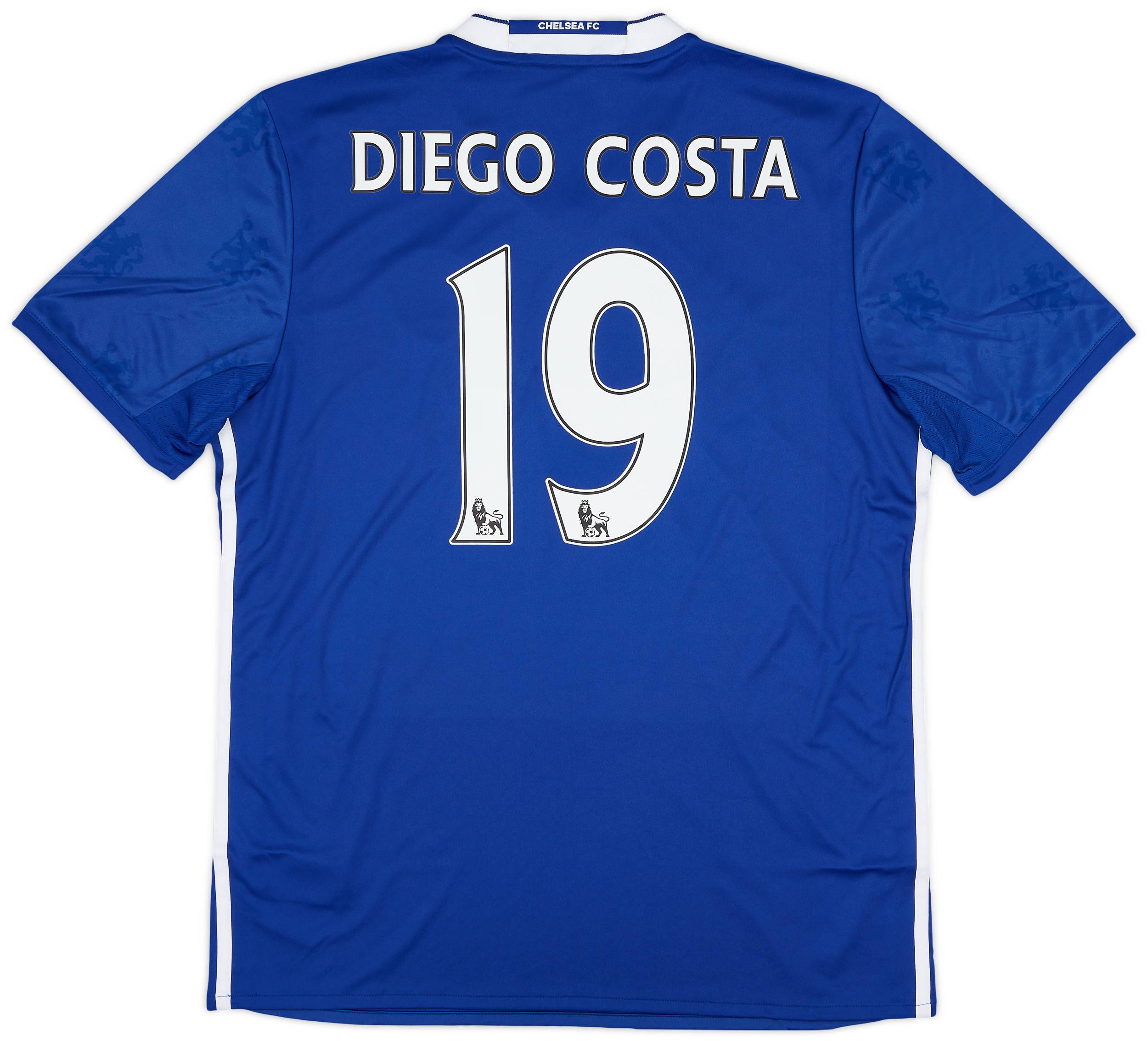 2016-17 Chelsea Home Shirt Diego Costa #19 (L)