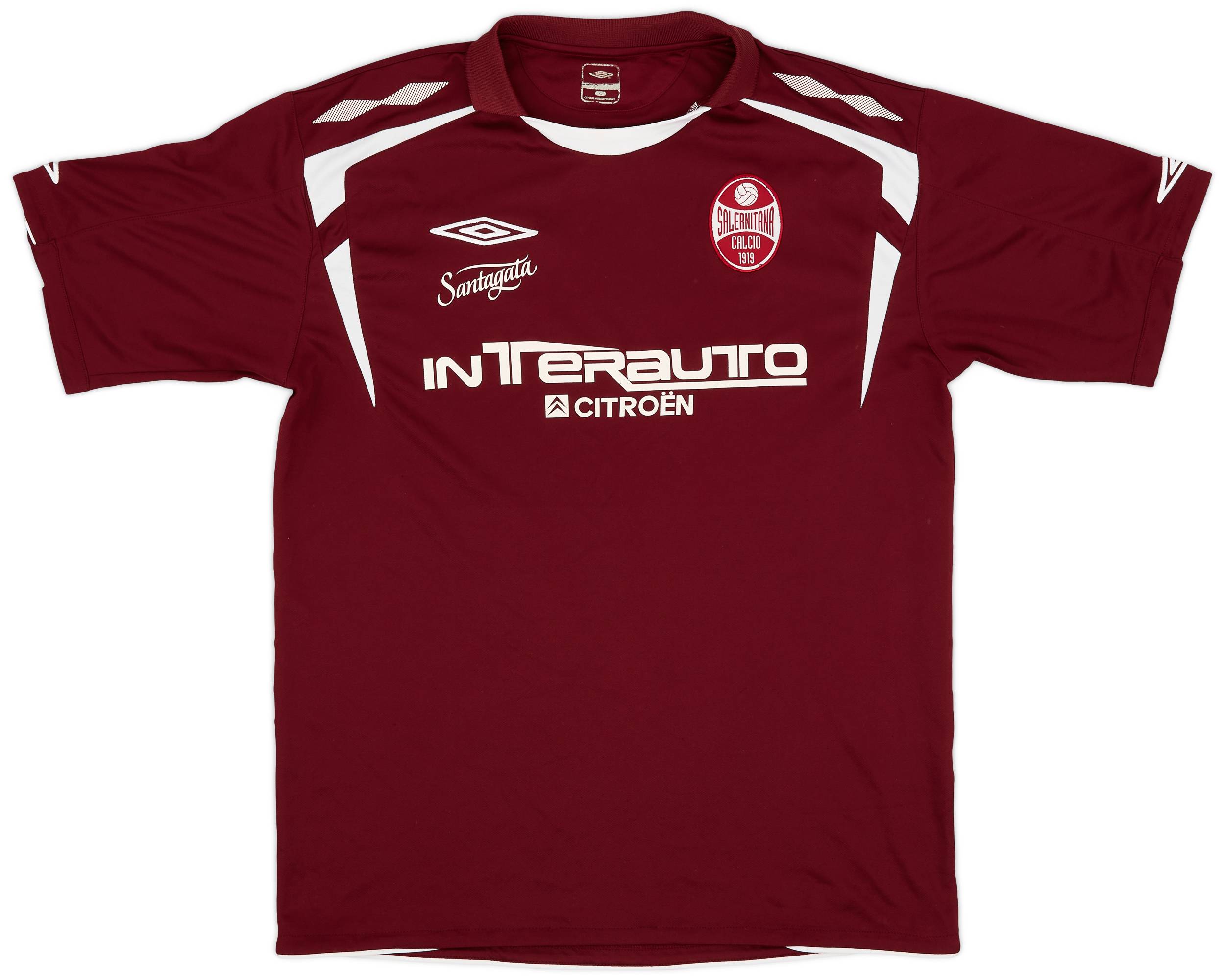 2007-08 Salernitana Home Shirt - 9/10 - (XL)