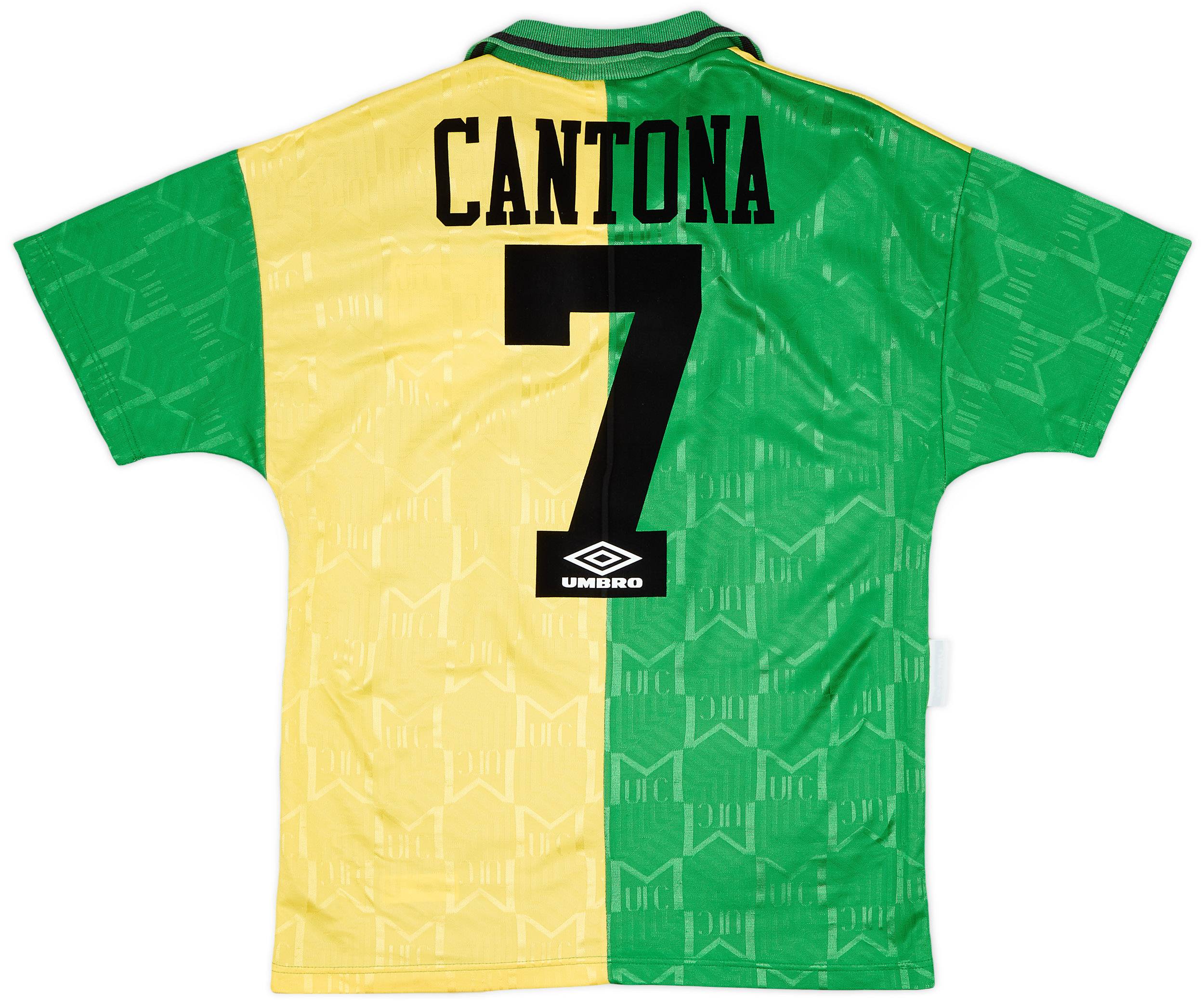 1992-94 Manchester United Third Shirt Cantona #7 - 8/10 - (S)