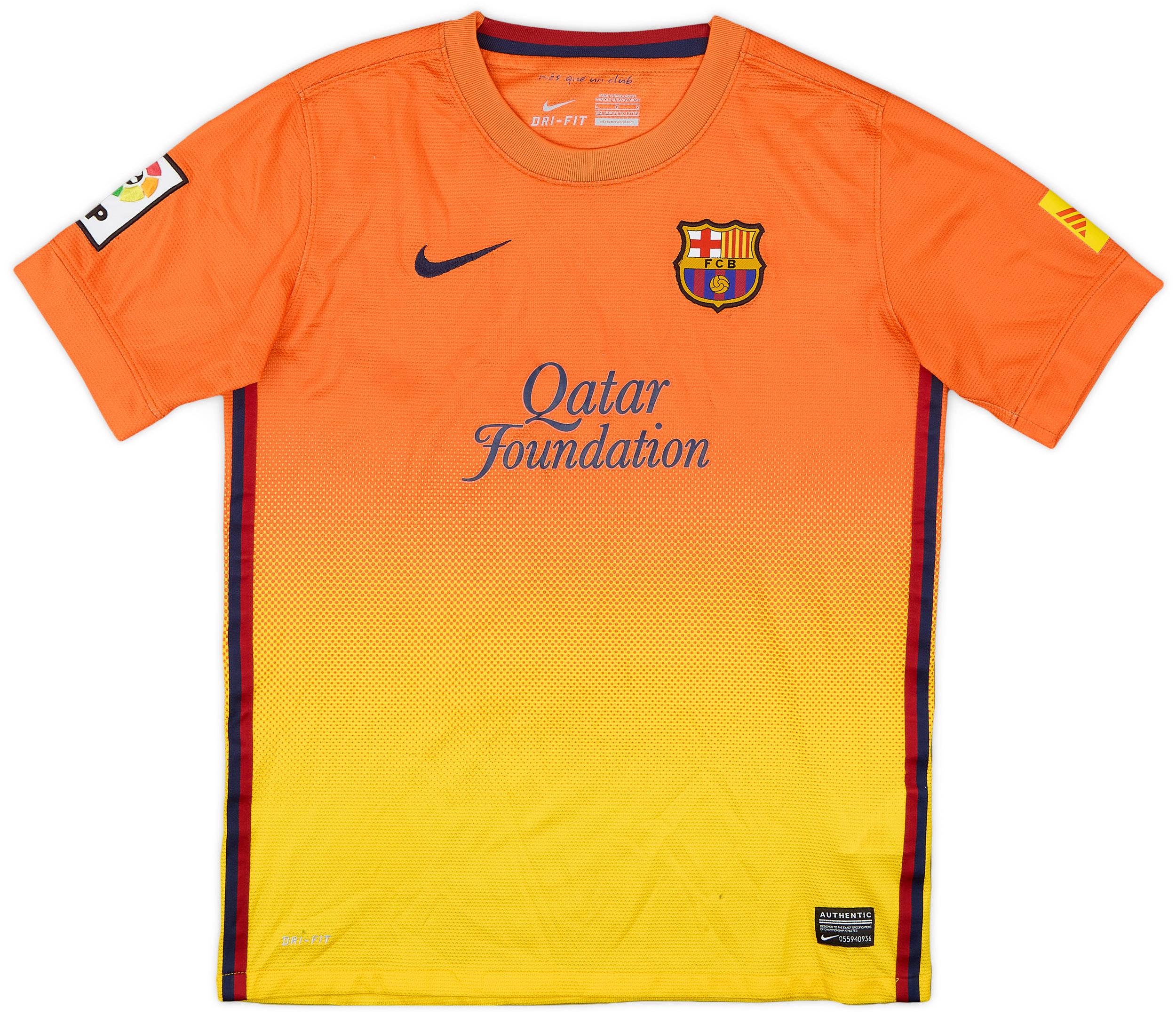 2012-13 Barcelona Away Shirt - 6/10 - (L.Boys)