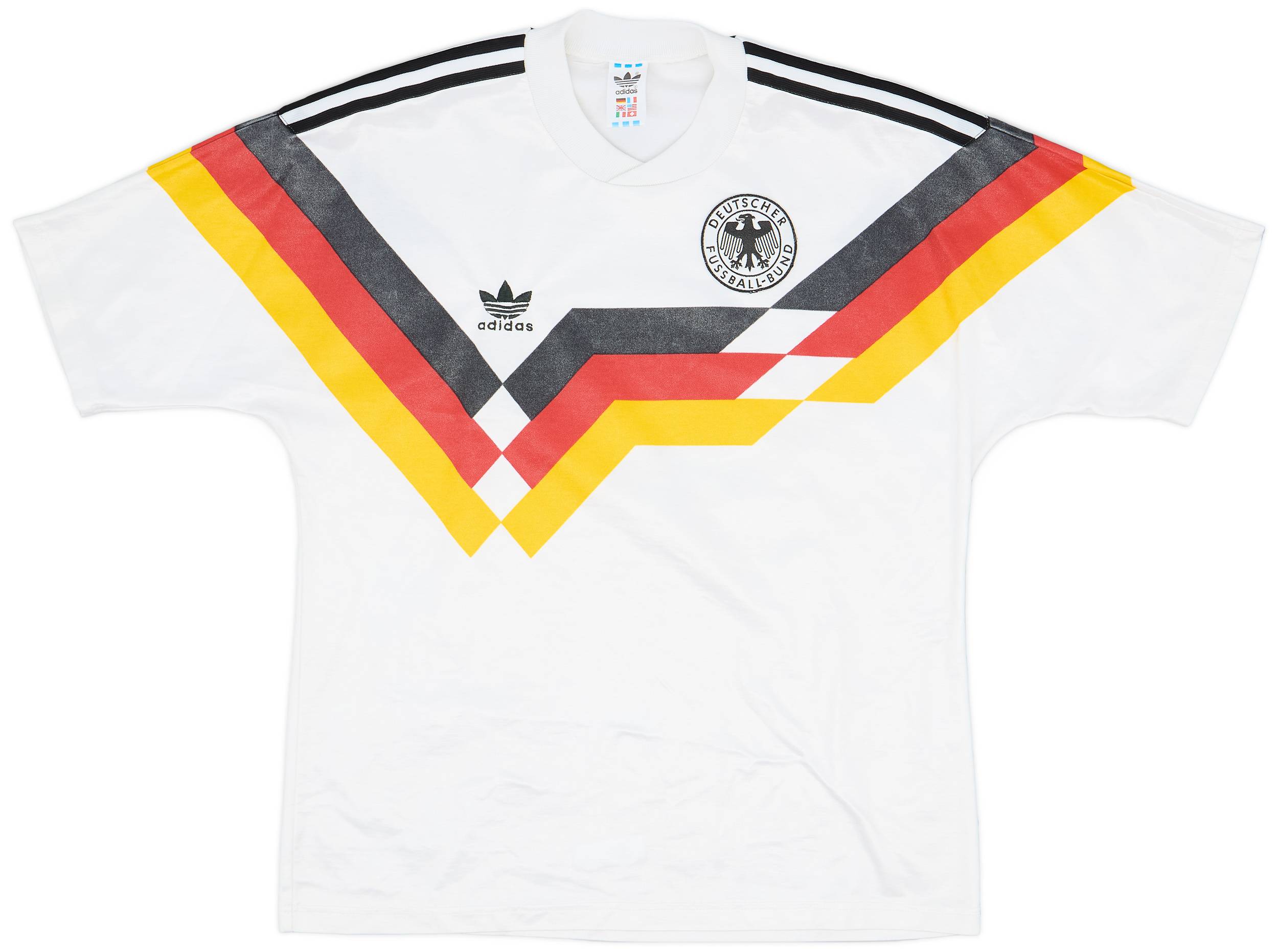 1988-90 West Germany Home Shirt - 10/10 - (L/XL)