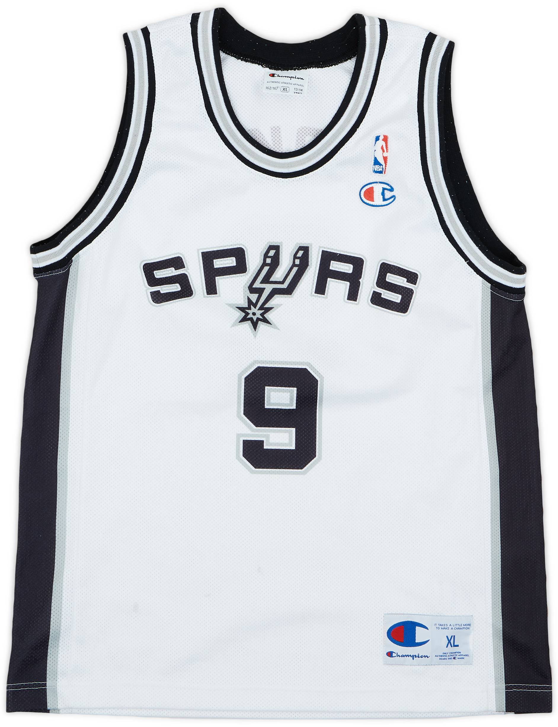2002-10 San Antonio Spurs Parker #9 Champion Home Jersey - 7