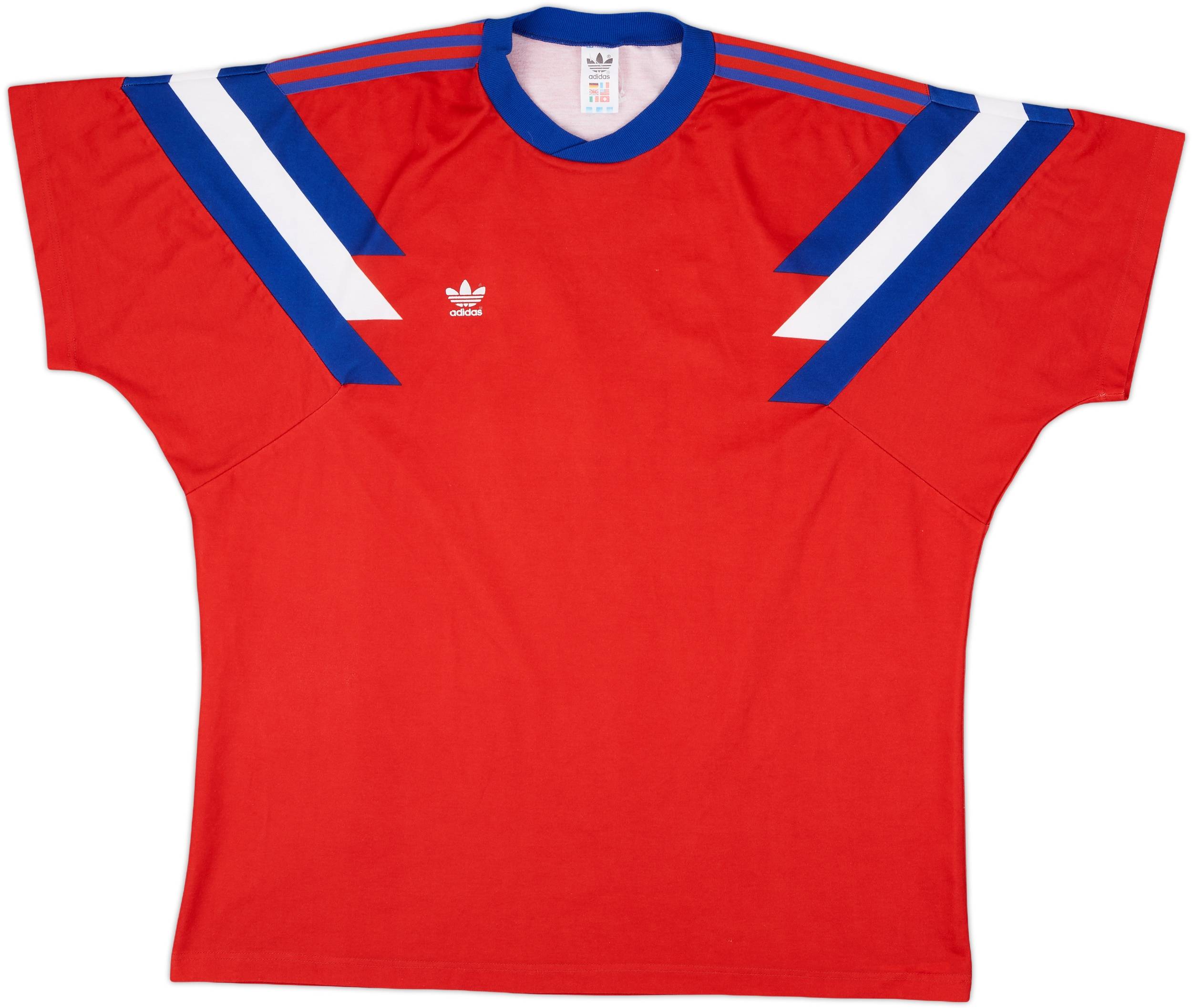 1989-90 adidas Template Shirt (Yugoslavia) #12 - 9/10 - (XXL)