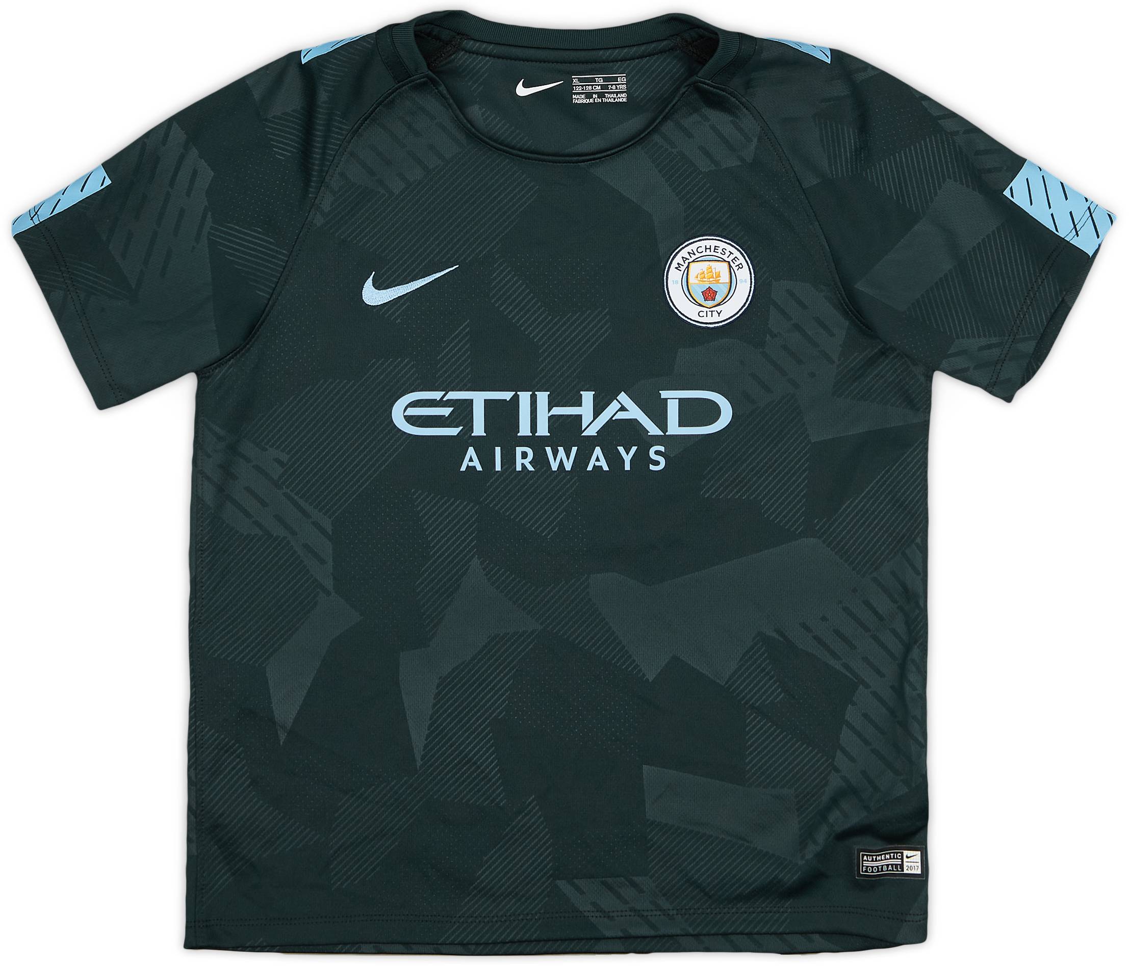 2017-18 Manchester City Third Shirt - 8/10 - (7-8 Years) 