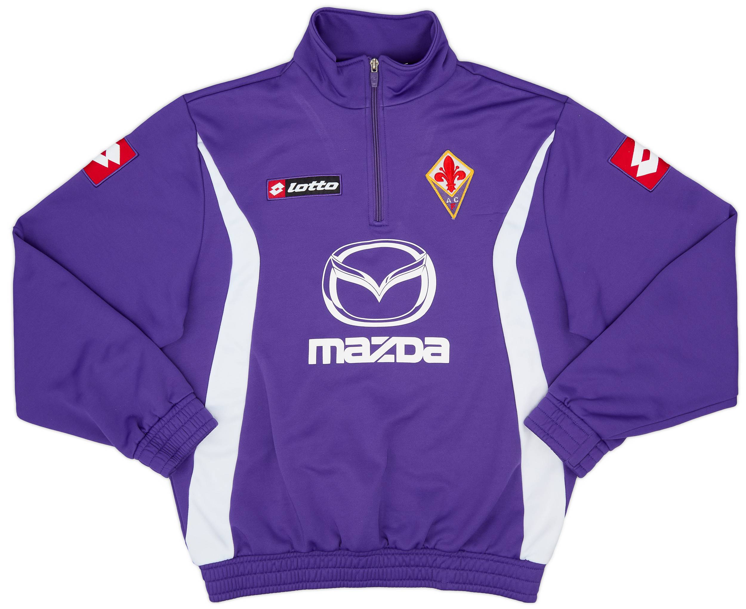 2010-11 Fiorentina Lotto 1/4 Zip Drill Top - 8/10 - (S)