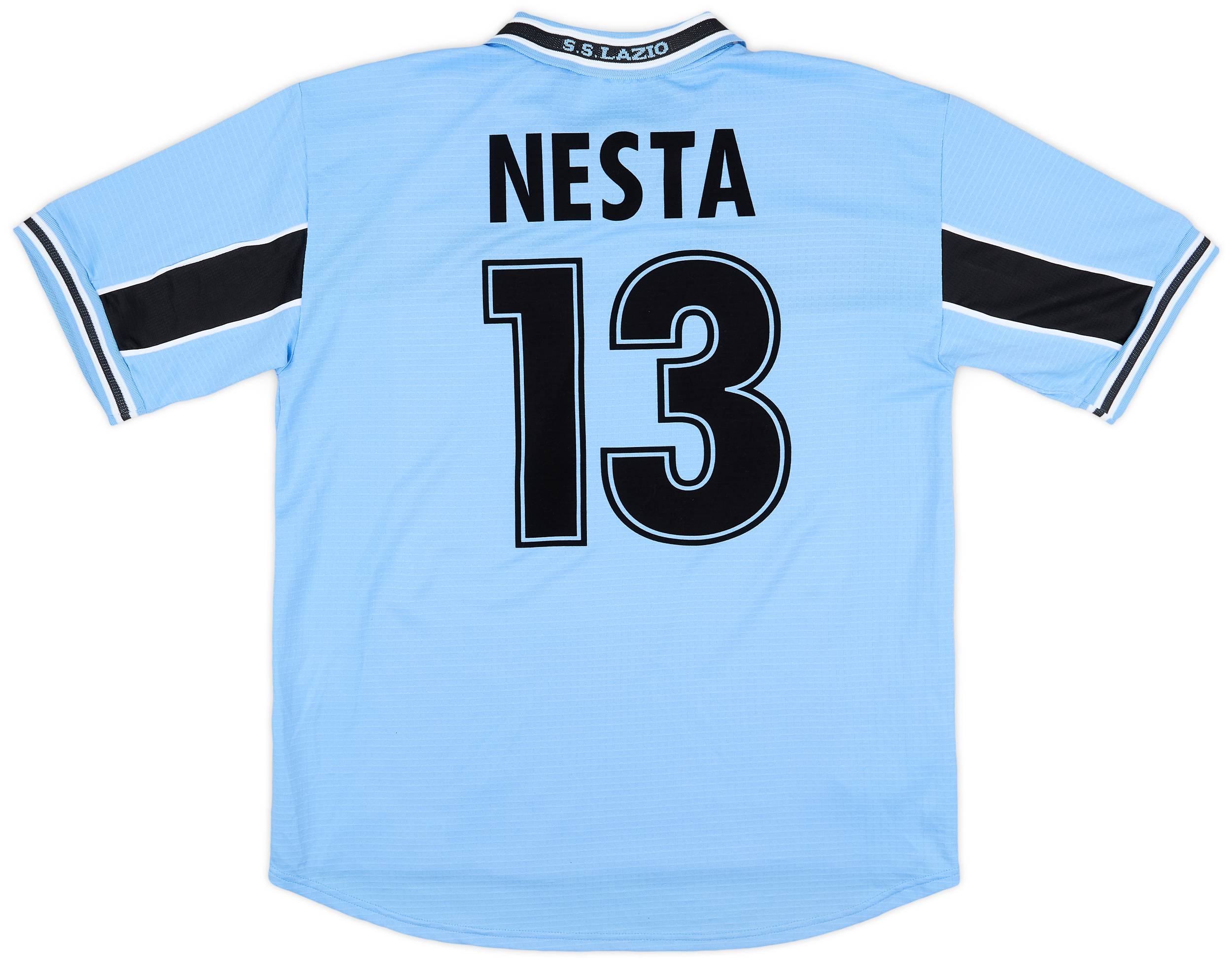 1998-00 Lazio Home Shirt Nesta #13 - 8/10 - (XL)