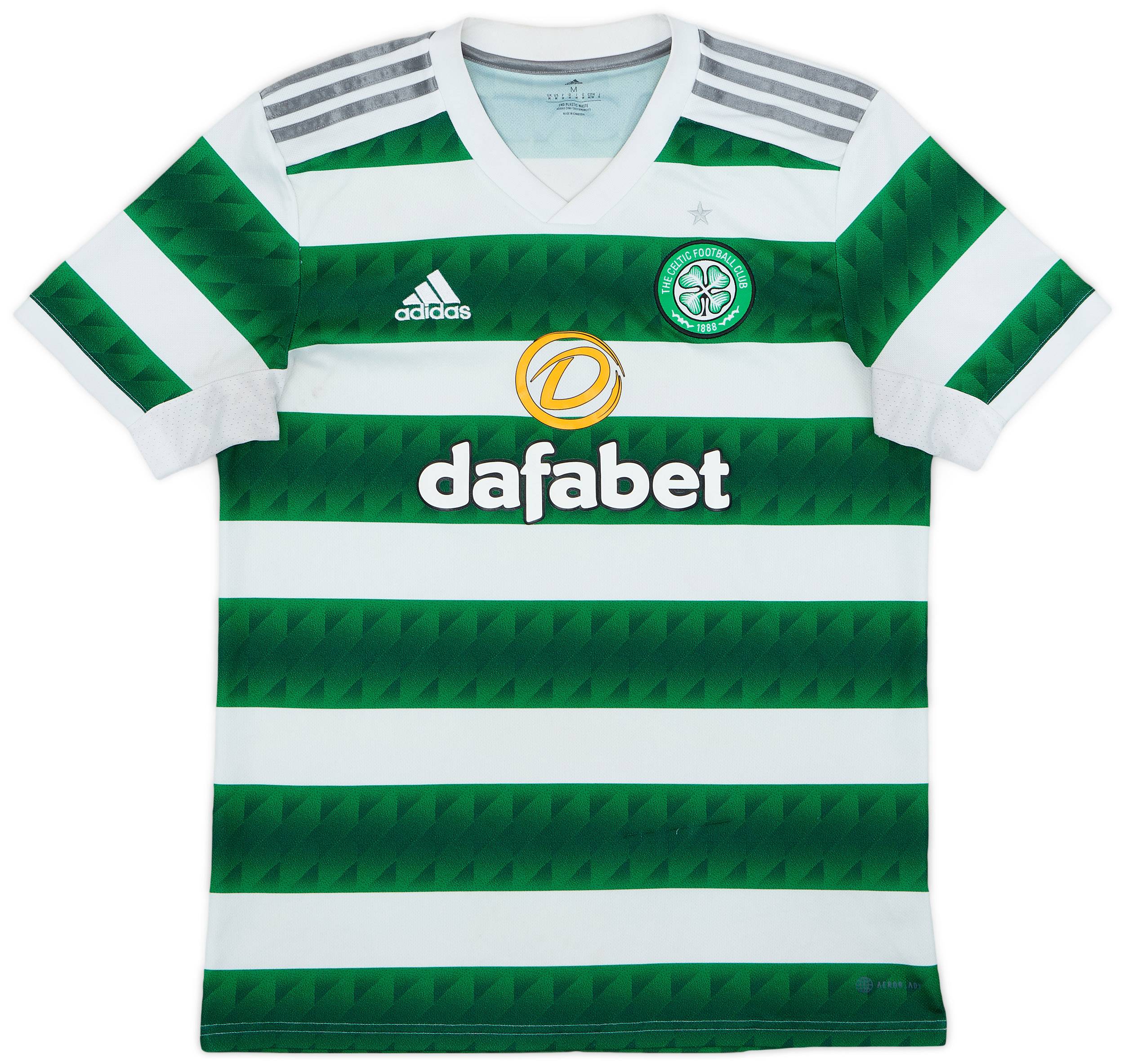 2021 22 Celtic Home Shirt 6 10 M