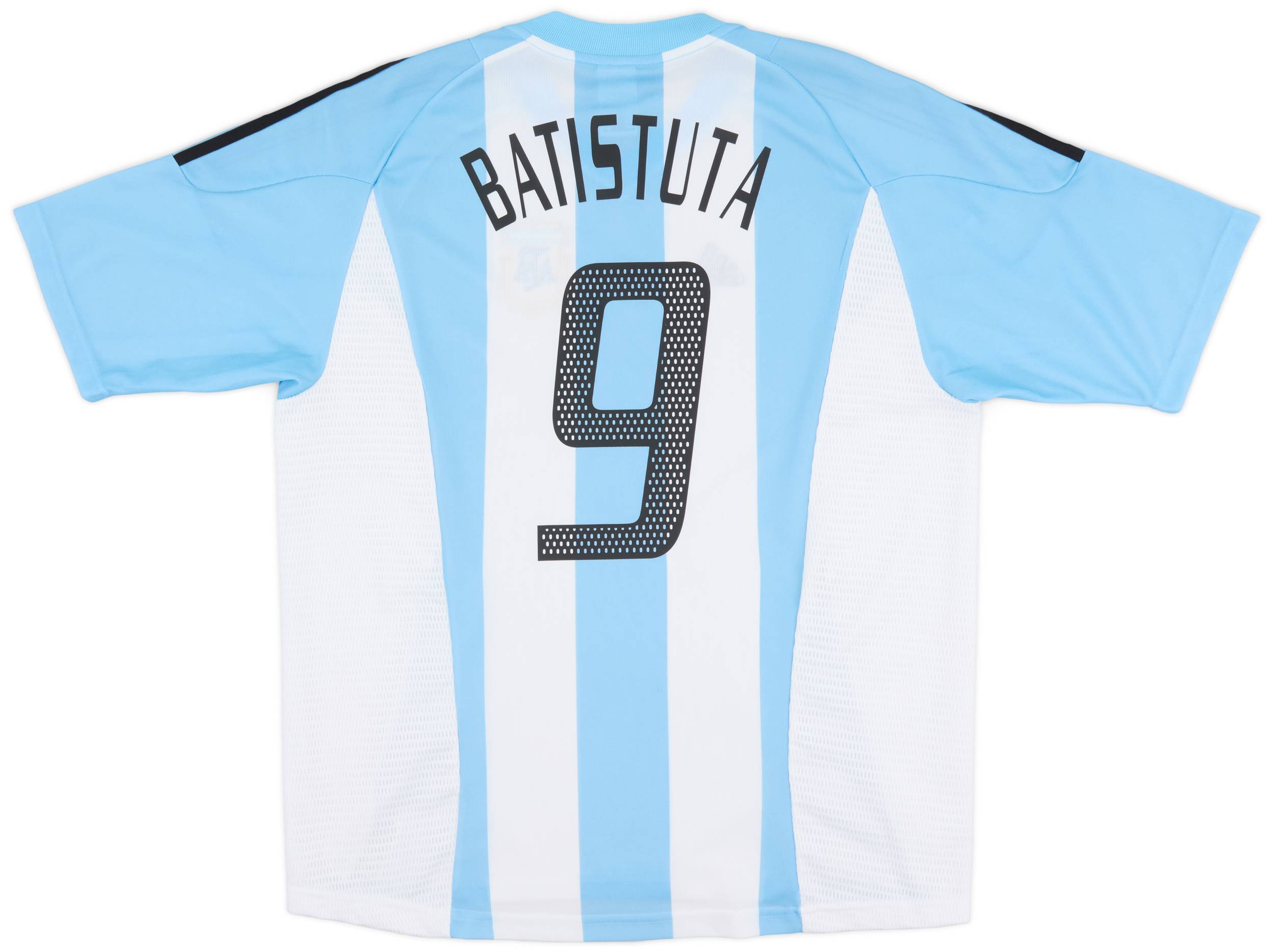 2002-04 Argentina Home Shirt Batistuta #9 - 8/10 - (L)