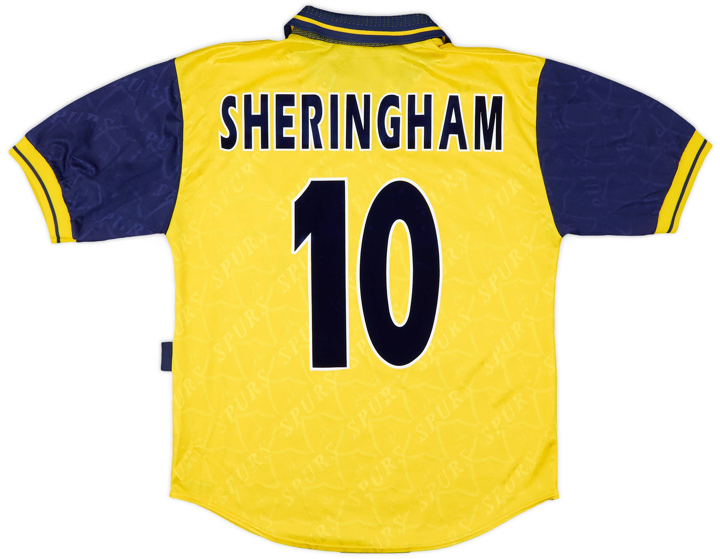 1995-97 Tottenham Third Shirt Sheringham #10 - 9/10 - (S)