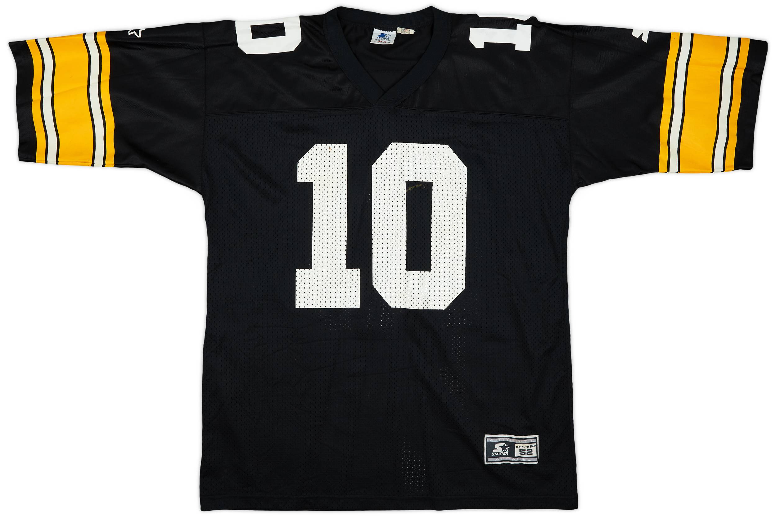 1995-96 Pittsburgh Steelers Stewart #10 Starter Home Jersey - 6/10 - (XL)