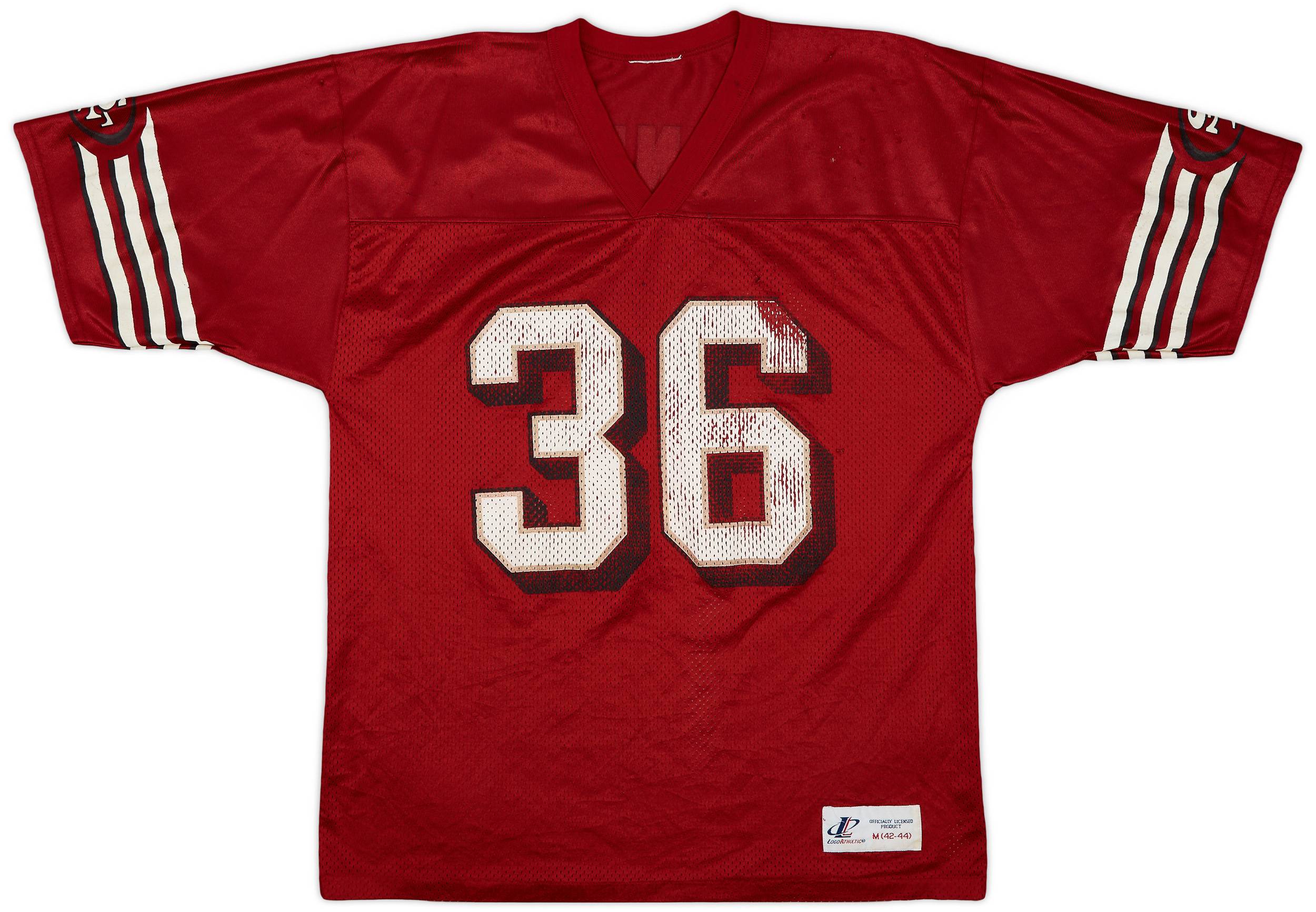 1996-98 San Francisco 49ers Hanks #36 Logo Athletic Home Jersey