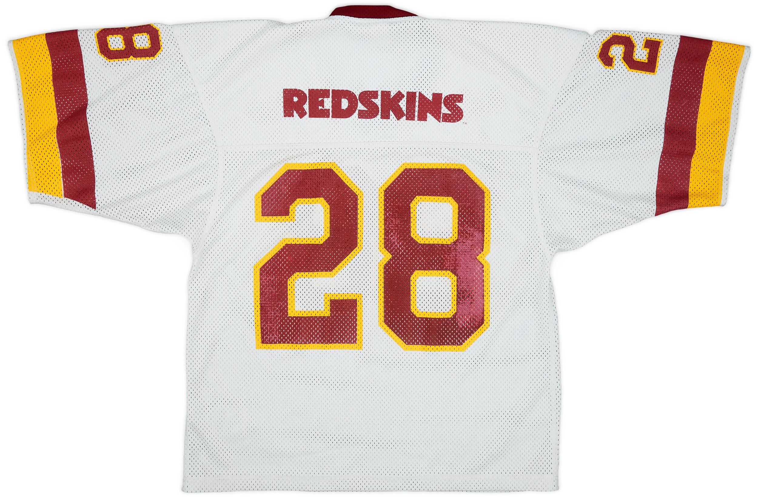 1990 Washington Redskins #28 Topley Sportswear Away Jersey