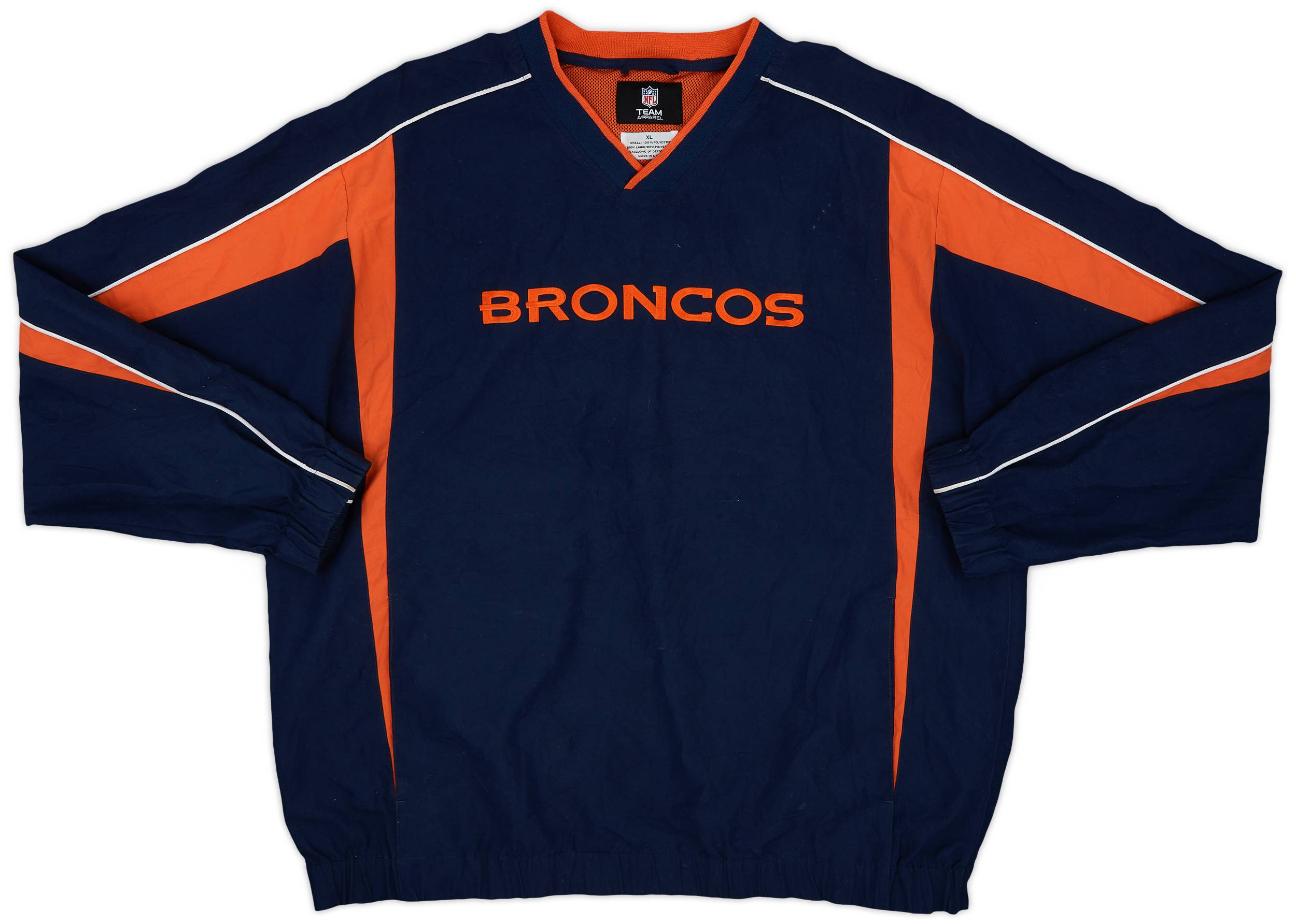 2009 Denver Broncos NFL Pullover Windbreaker Jacket - 7/10 - (XL)
