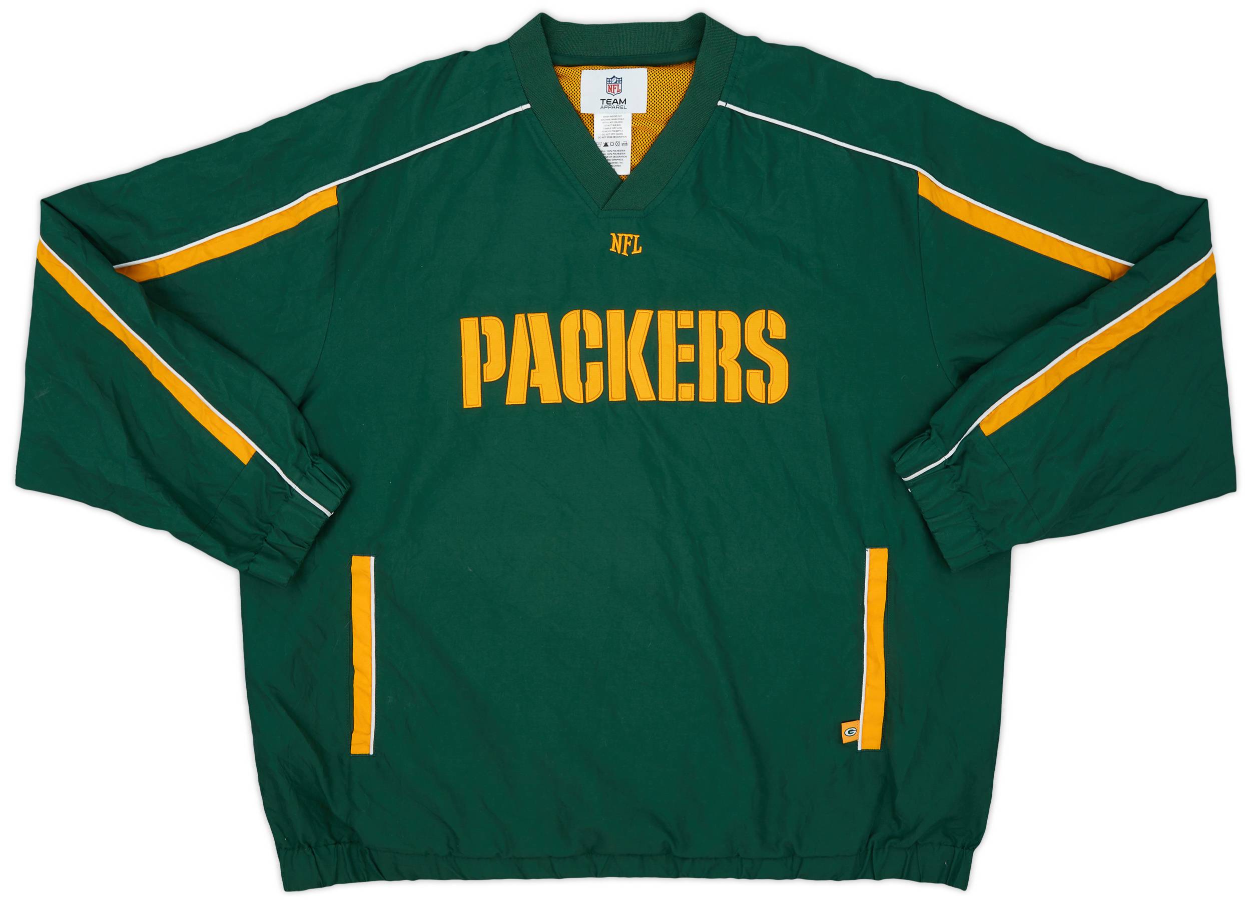 2008 Green Bay Packers NFL Pullover Windbreaker Jacket - 9/10 - (XL)