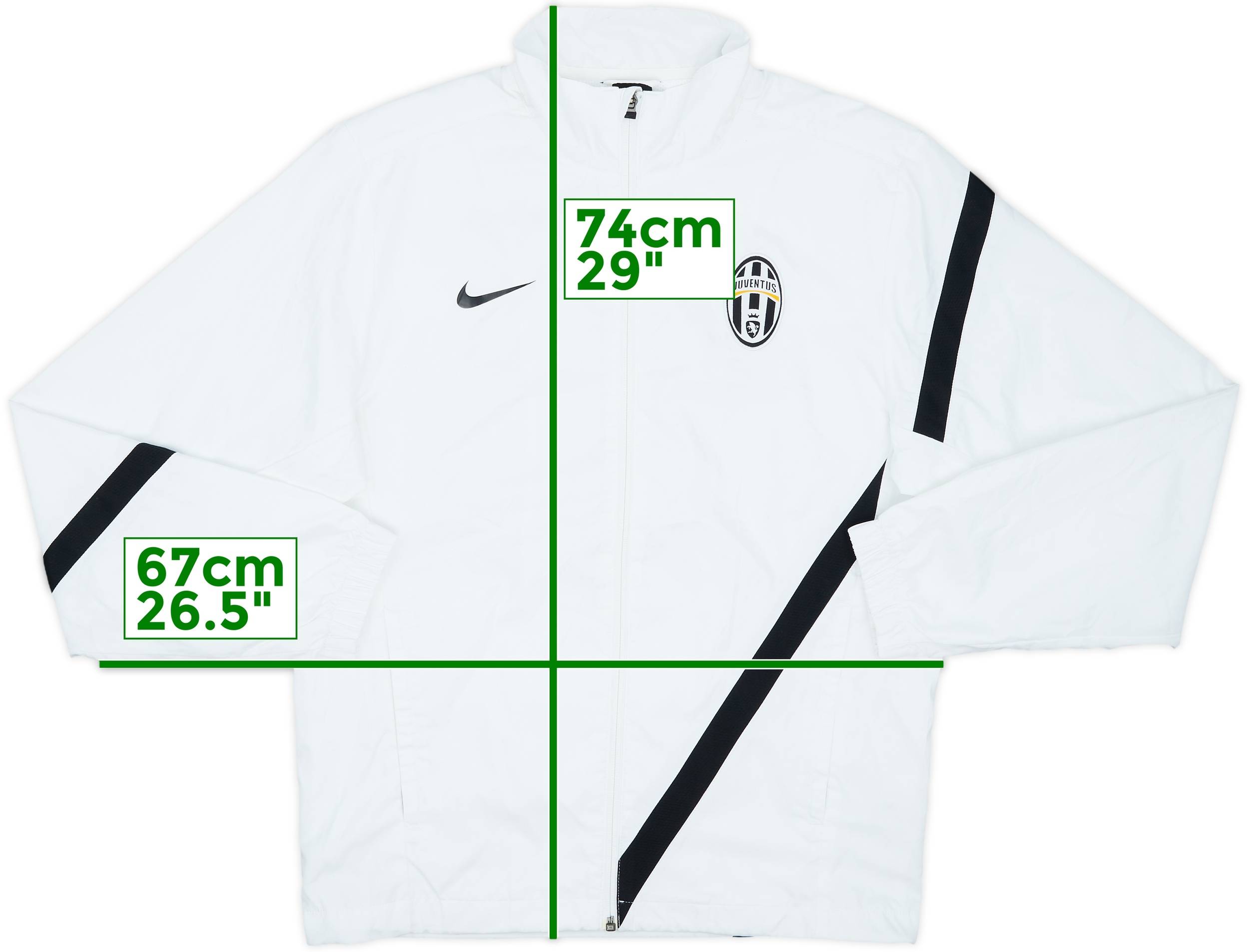 2011-12 Juventus Nike Track Jacket - 8/10 - (S)