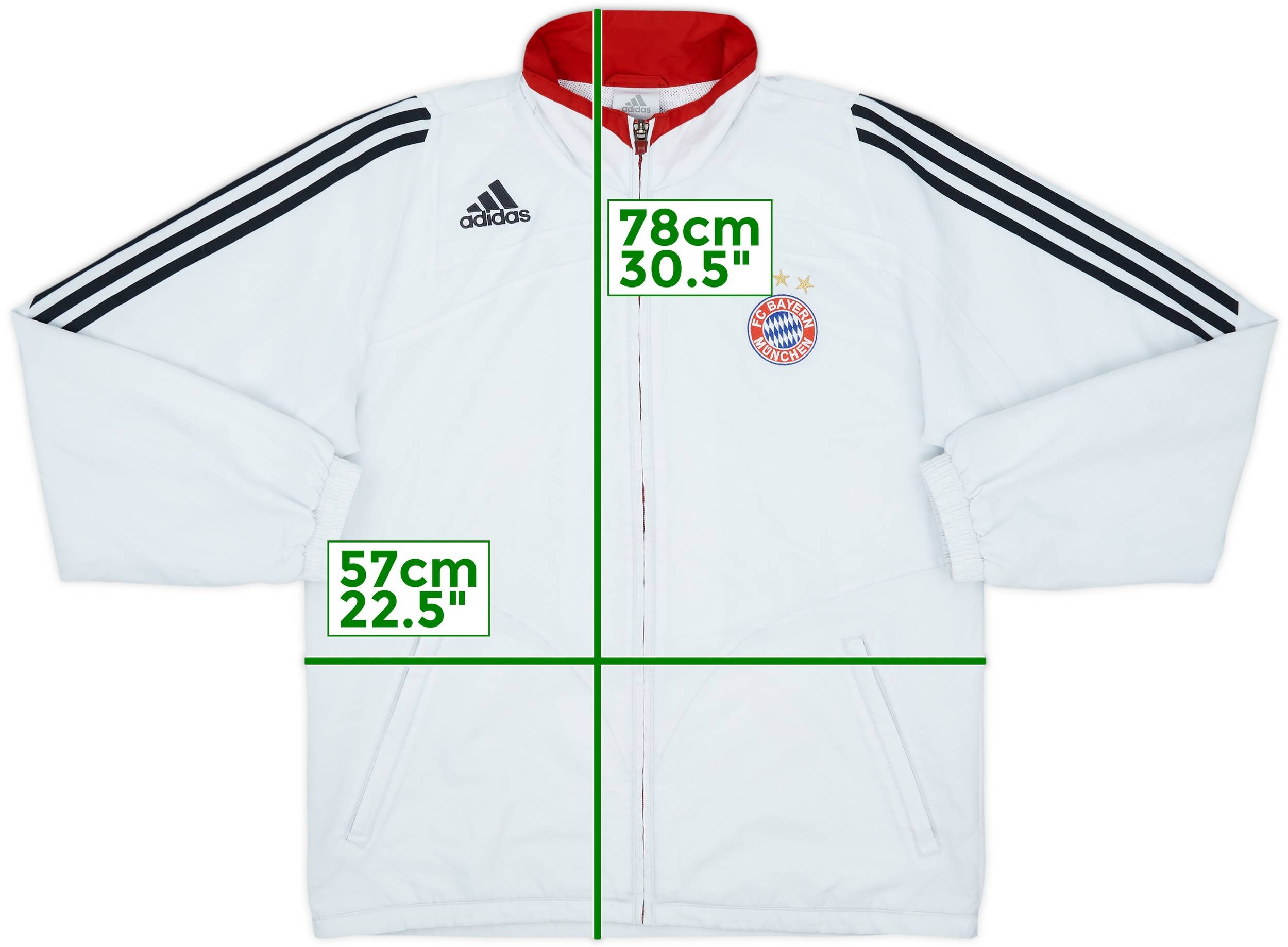 2007-08 Bayern Munich adidas Track Jacket - 7/10 - (M/L)