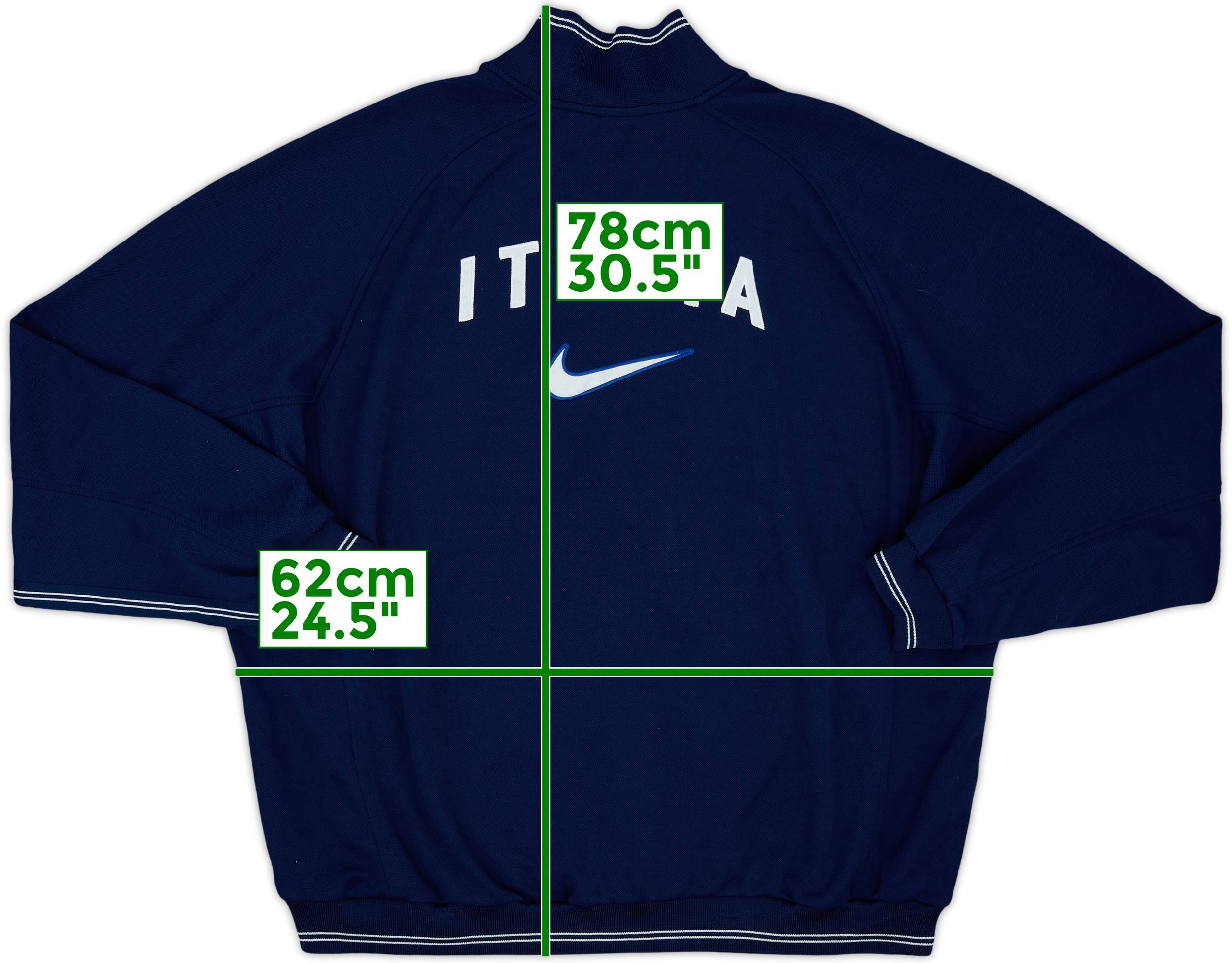 1998-99 Italy Nike Track Jacket - 8/10 - (XL)