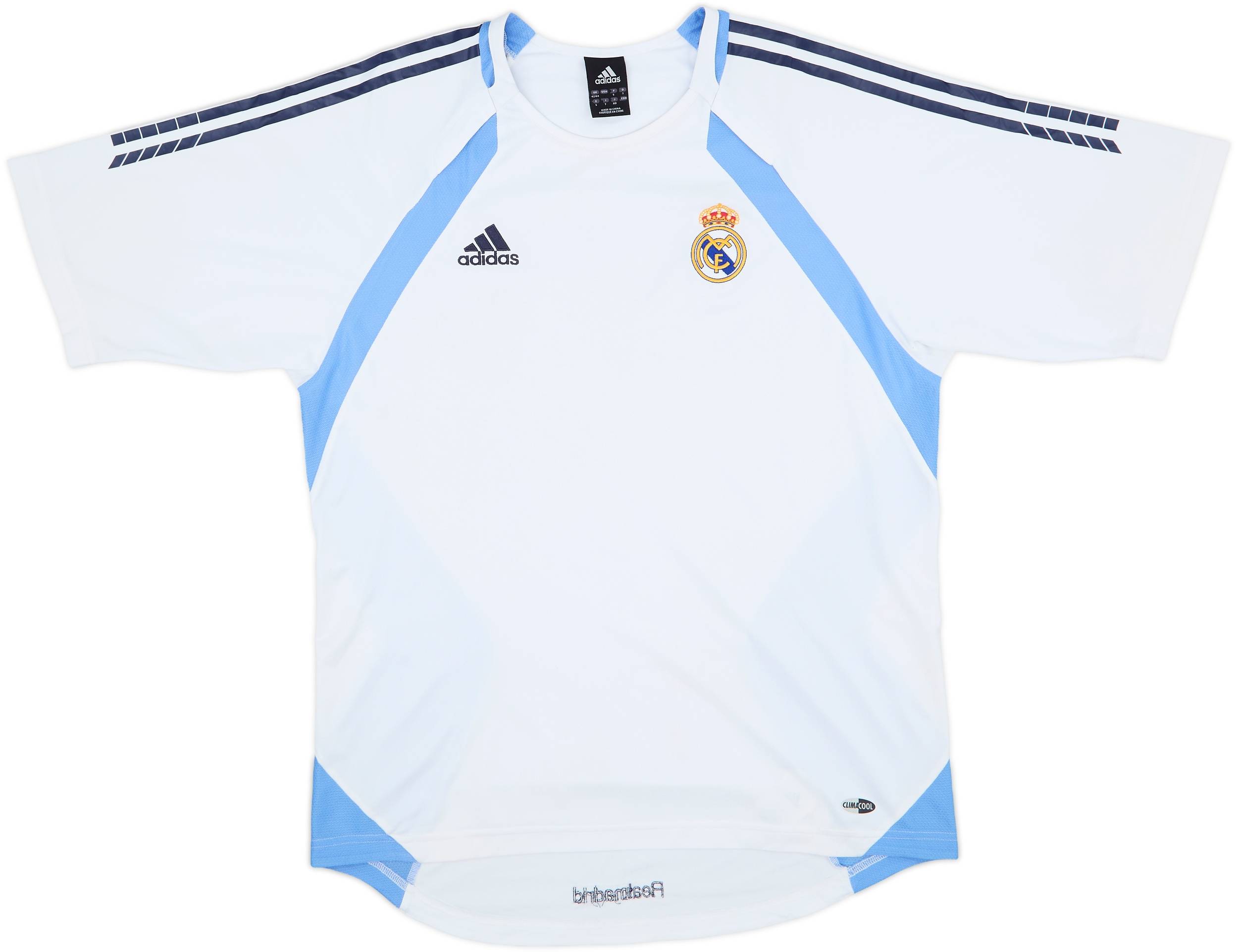2004-05 Real Madrid adidas Training Shirt - 9/10 - (L)