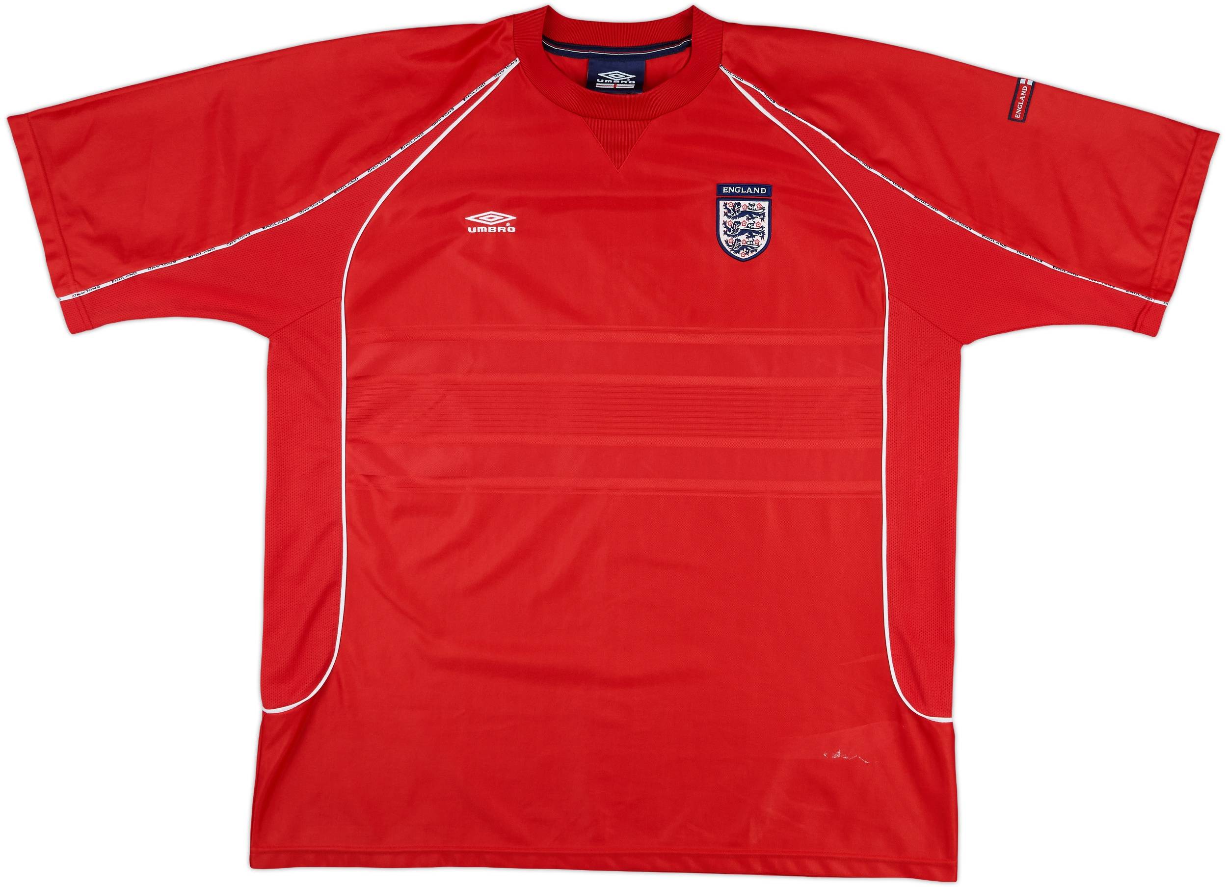 2000-01 England Umbro Training Shirt - 9/10 - (XXL)