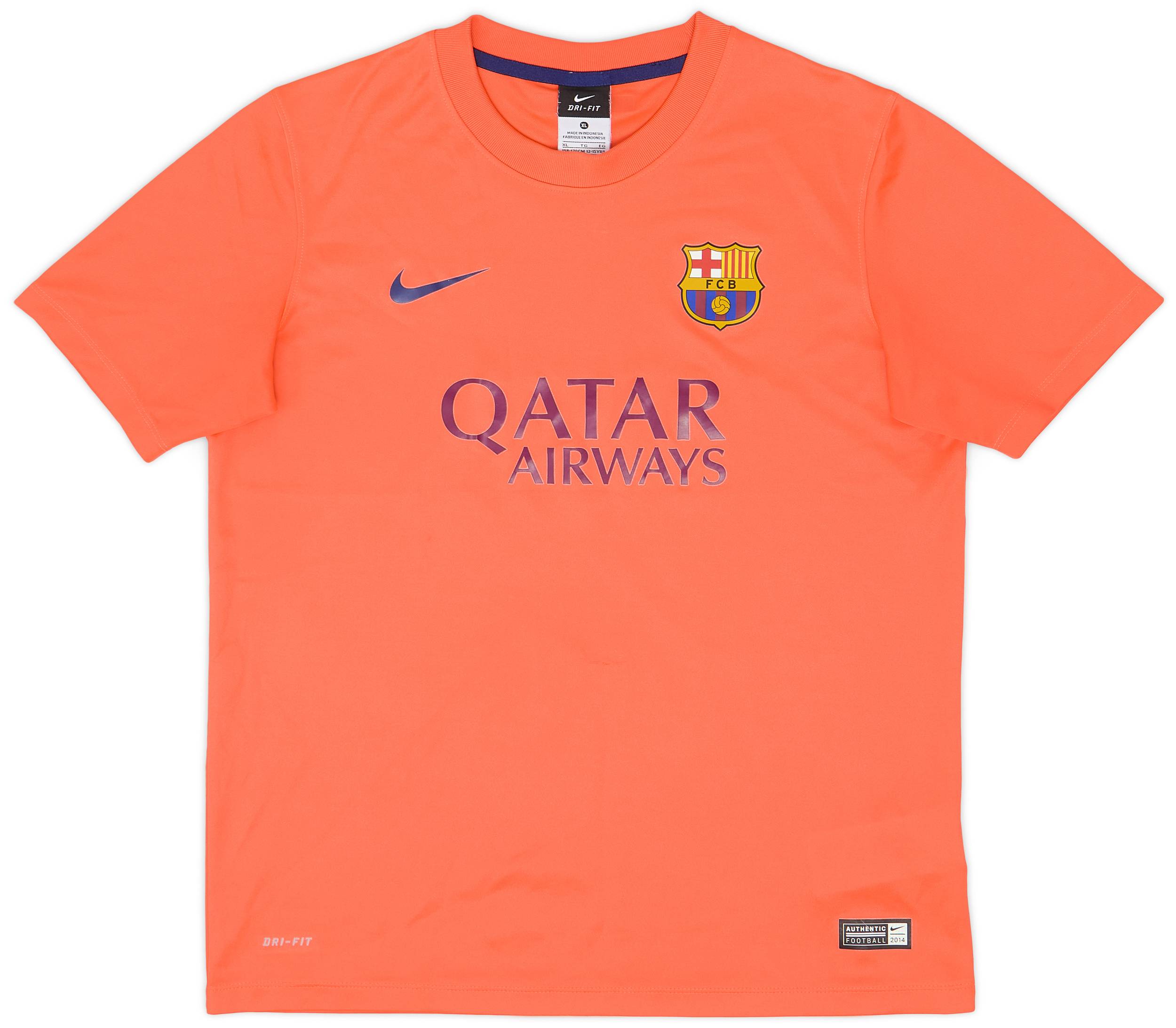 2014-15 Barcelona Basic Away Shirt - 8/10 - (XL.Boys)