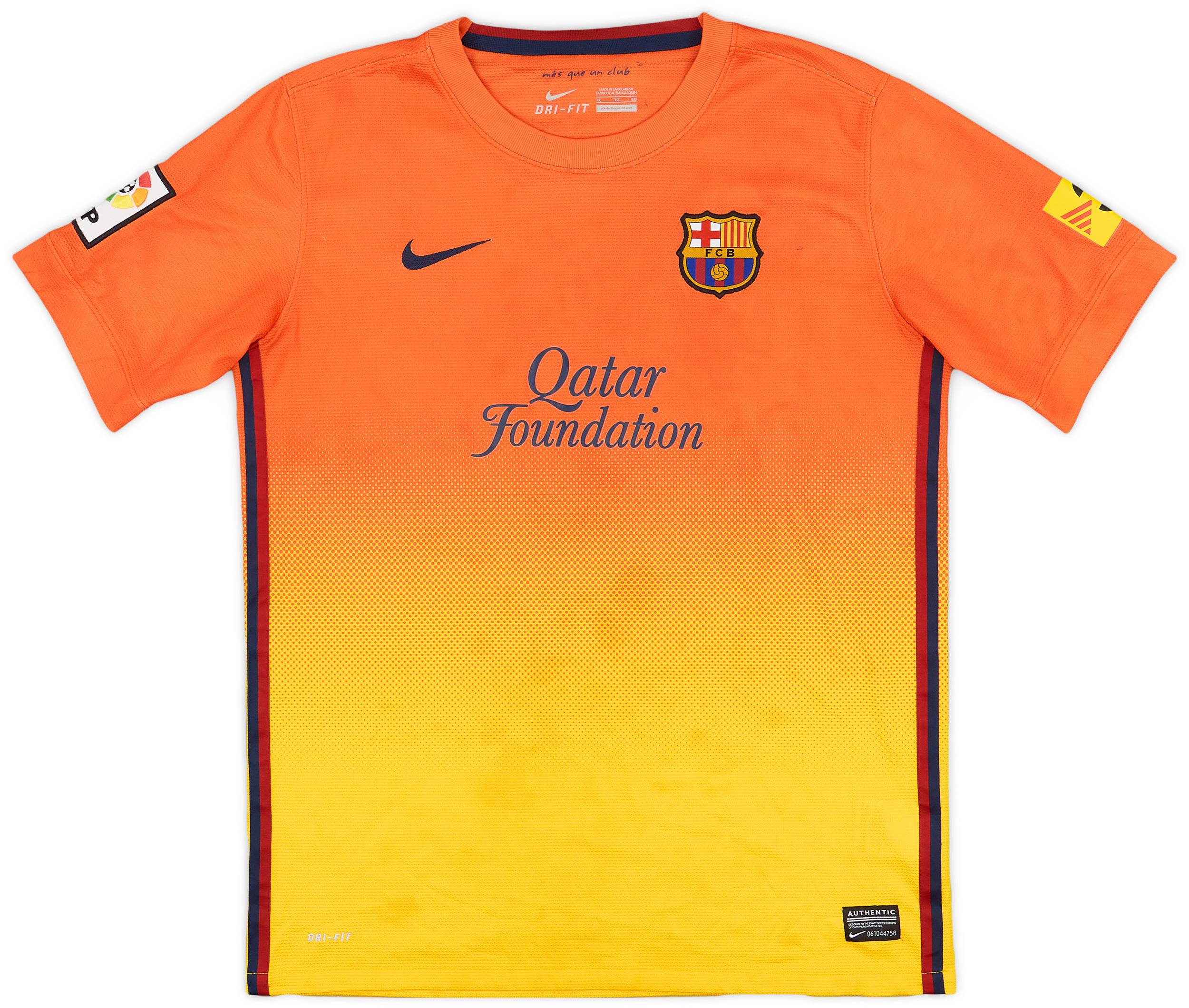 2012-13 Barcelona Away Shirt - 6/10 - (XL.Boys)