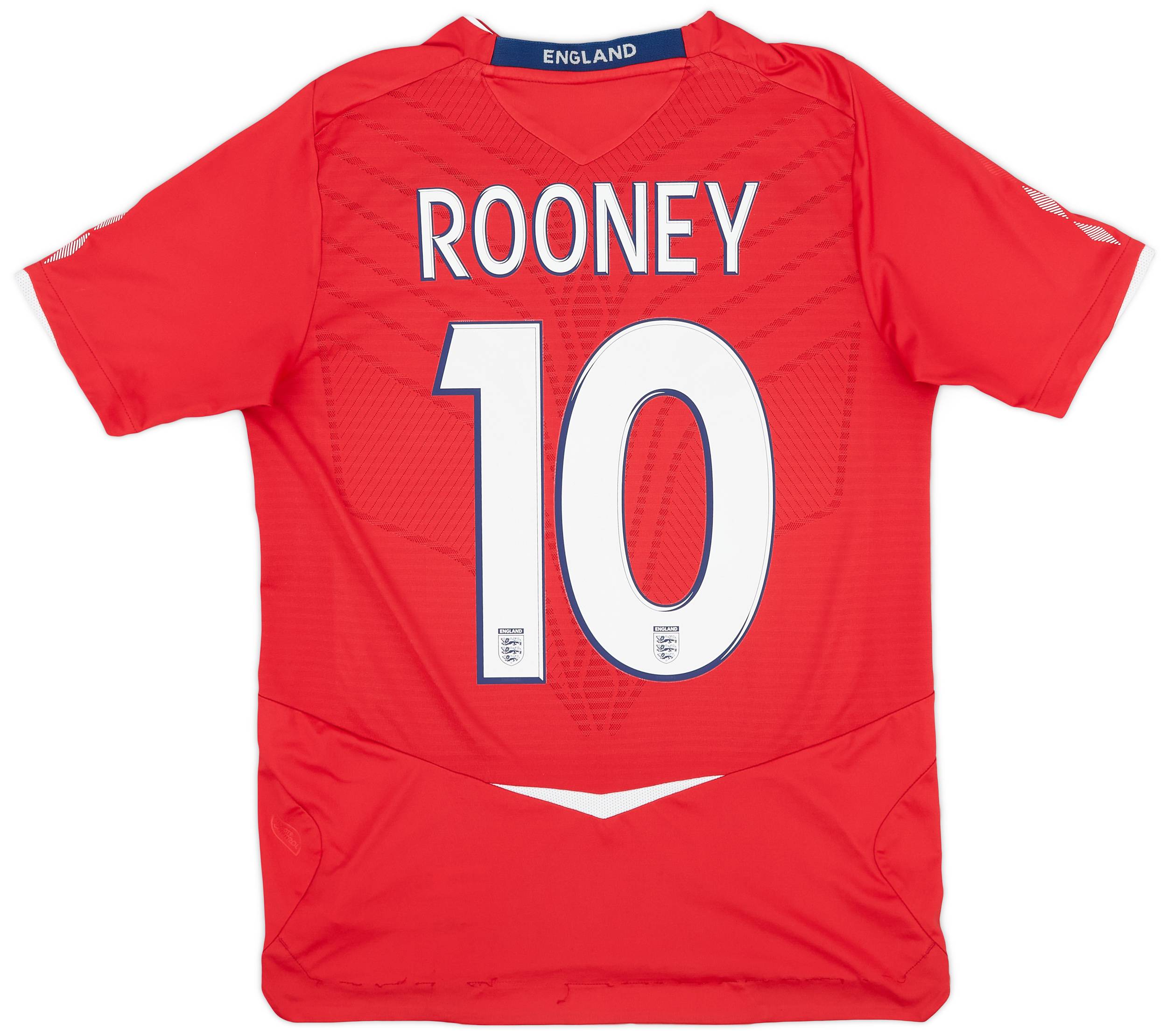 2008-10 England Away Shirt Rooney #10 - 7/10 - (S)
