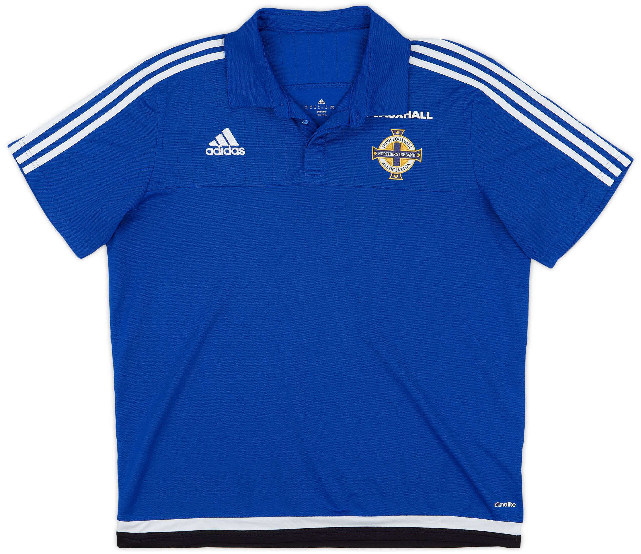 2015-16 Northern Ireland adidas Polo Shirt - 9/10 - (XL)