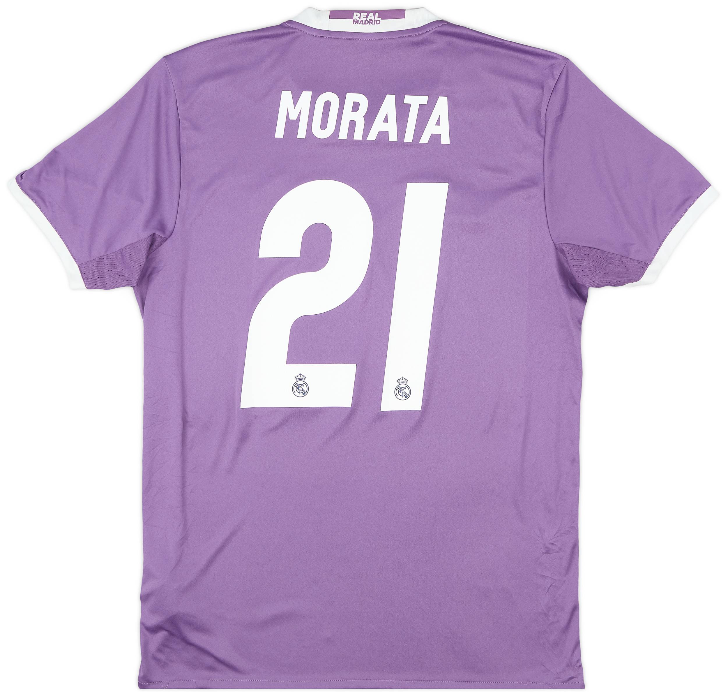 2016-17 Real Madrid Away Shirt Morata #21 - 9/10 - (M)