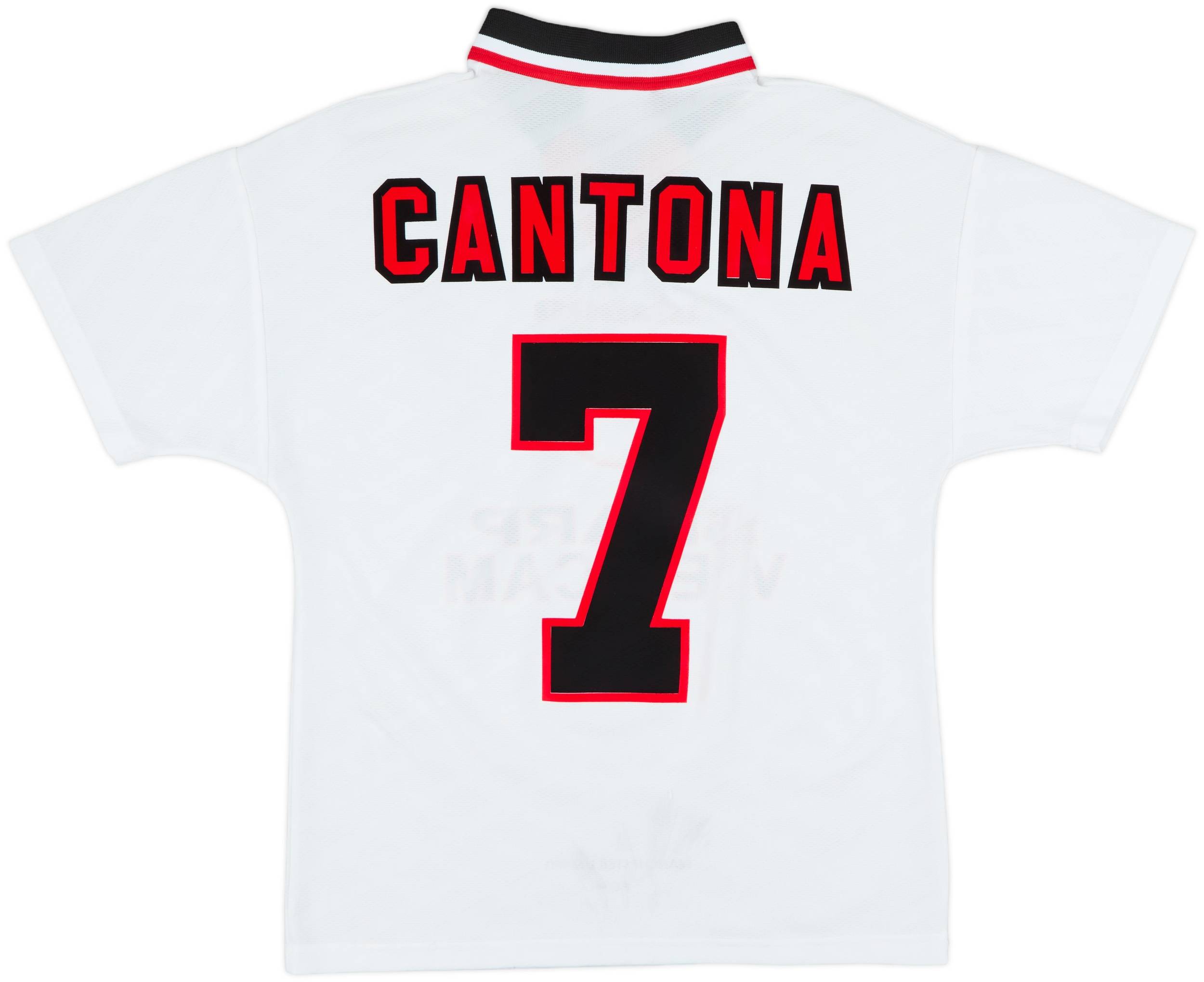 96/97 マンチェスターユナイテッド カントナawayユニフォーム 1996-97 Manchester United Away Shirt Cantona #7 - 6/10 - (Y)