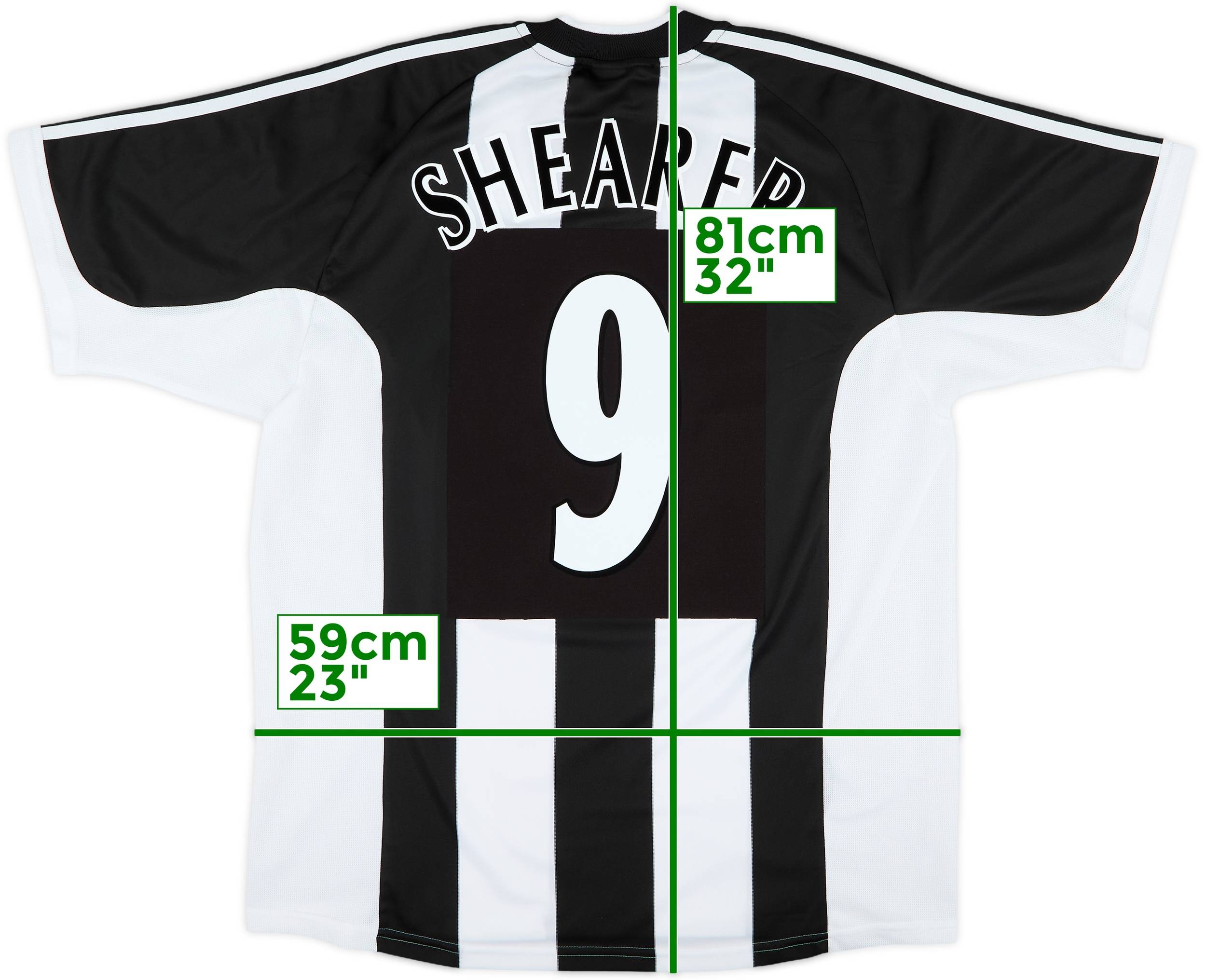 【新品】Newcastle United SHEARER 9 シャツ NEWCASTLE UNITED 2005-07 HOME SHIRT - SHEARER 9 - L | Retro