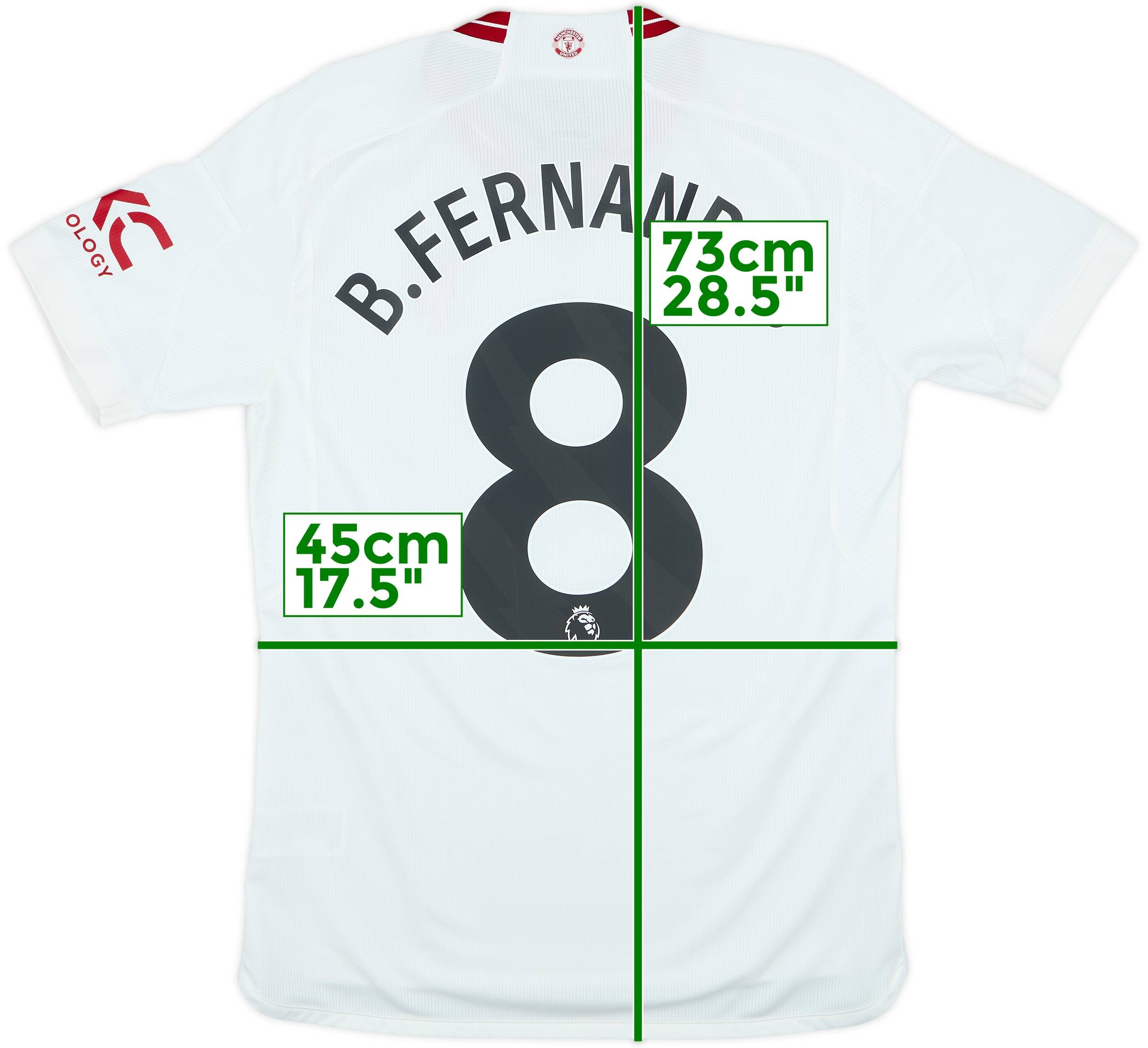 2023-24 Manchester United Third Shirt B.Fernandes #8 - 7/10 - (S)