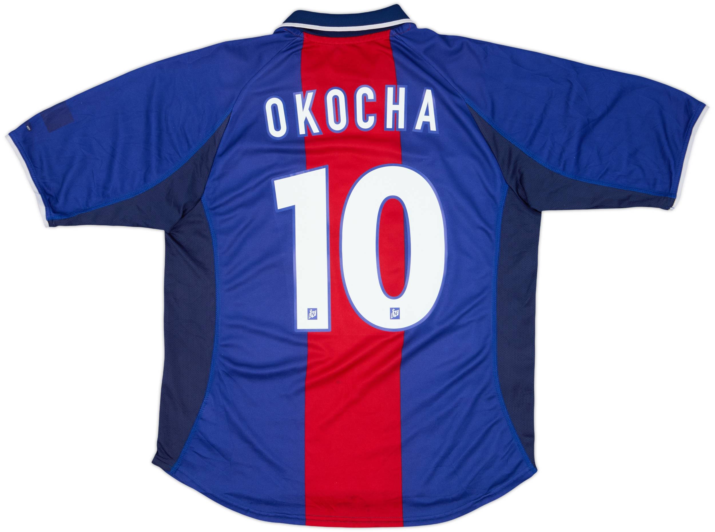 2000-01 Paris Saint-Germain Home Shirt Okocha #10 - 5/10 - (L)