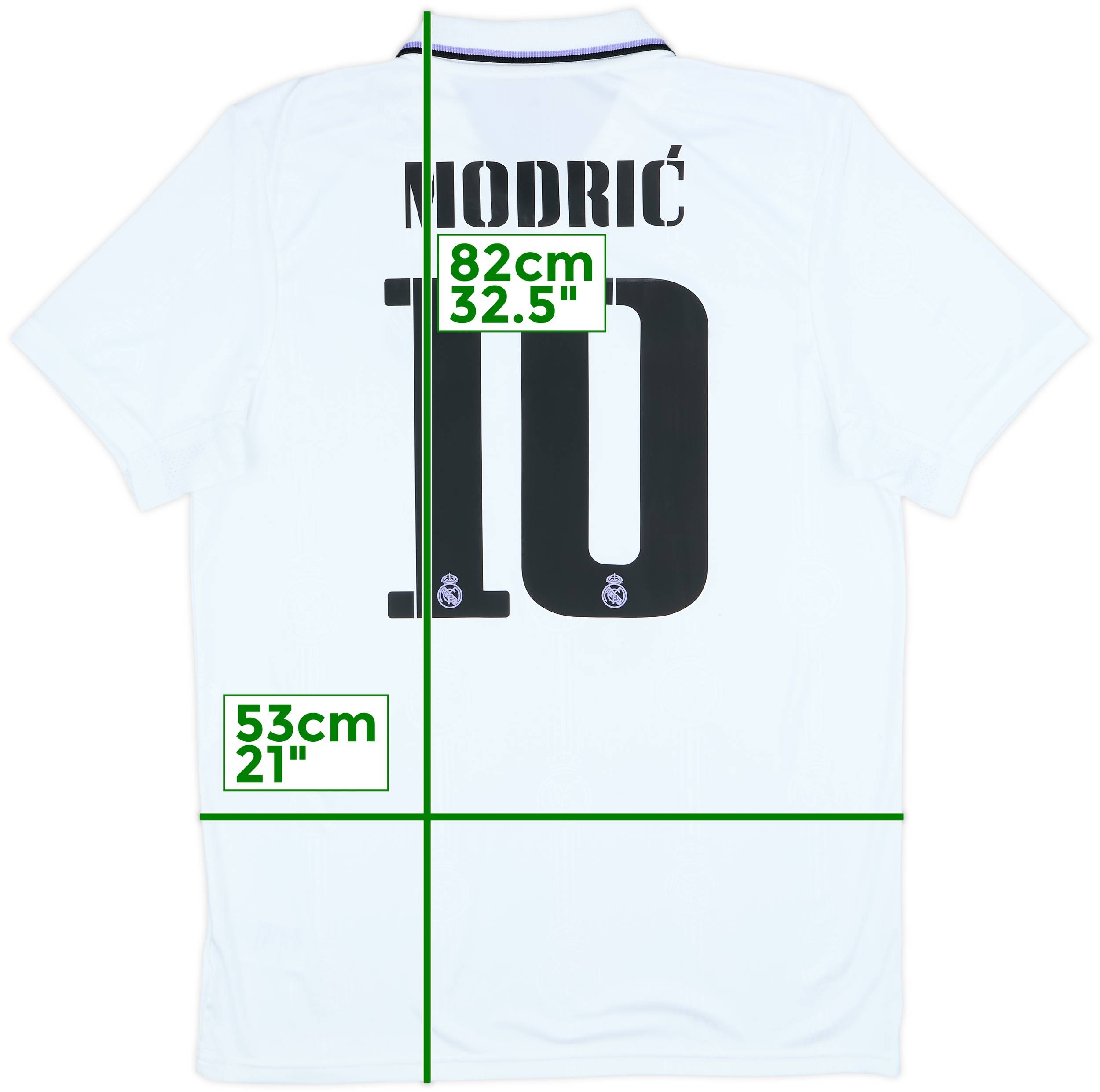 2022-23 Real Madrid Home Shirt Modric #10 - 7/10 - (L)