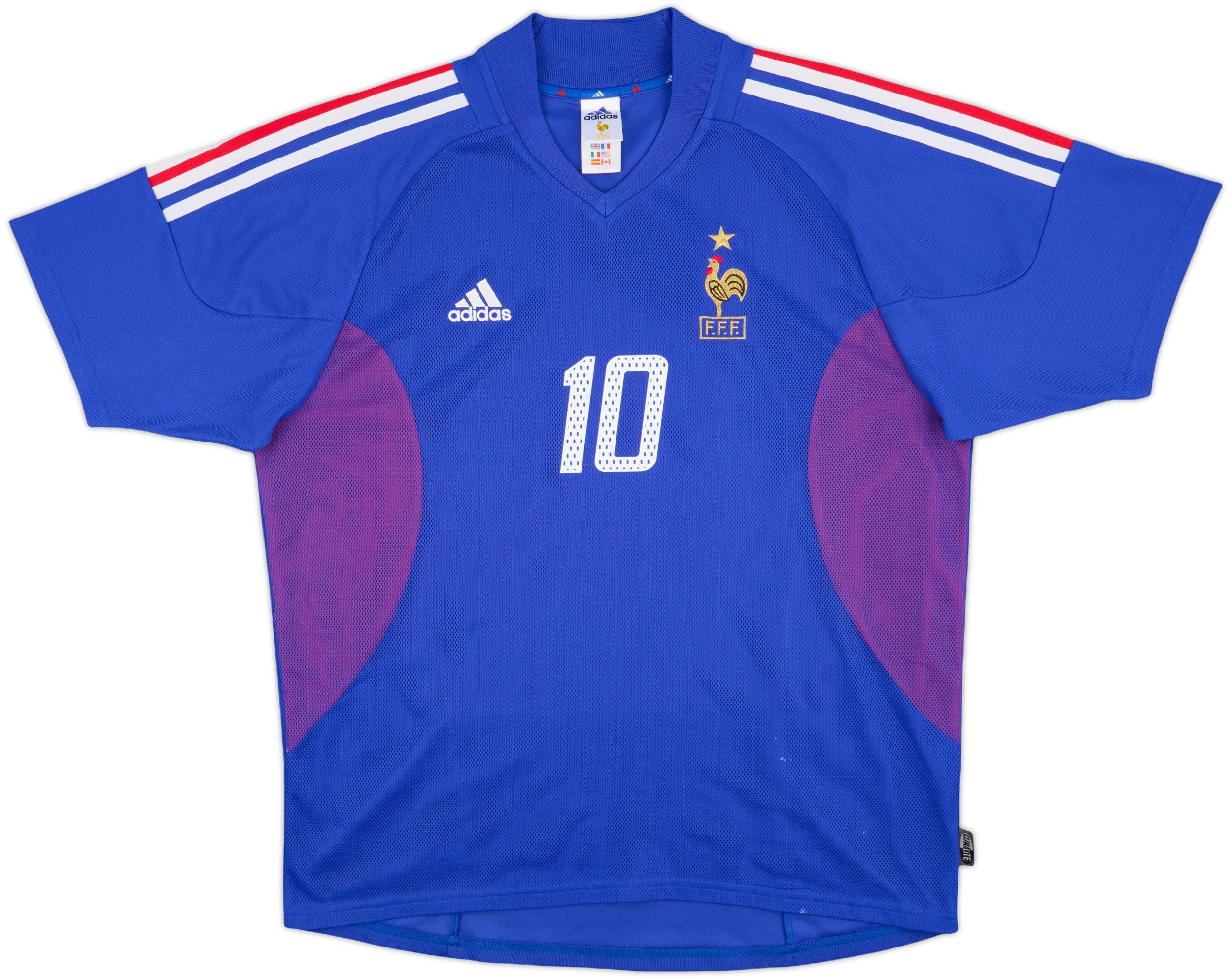 フルミネンセ FC adidas 2002 サッカーシャツ L • 新品・超希少 2002-04 France Home Shirt Zidane #10 - 8/10 - (L)