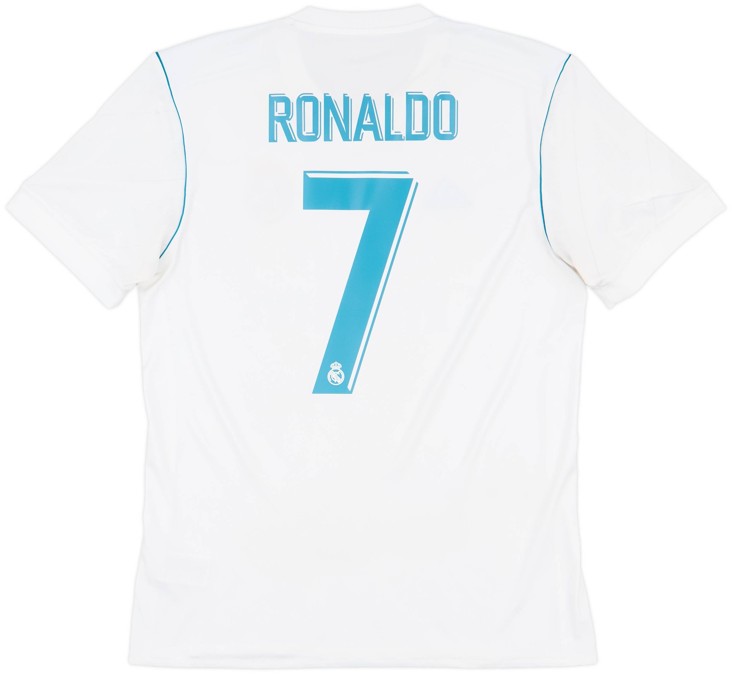 2017-18 Real Madrid Home Shirt Ronaldo #7 9/10 (M)