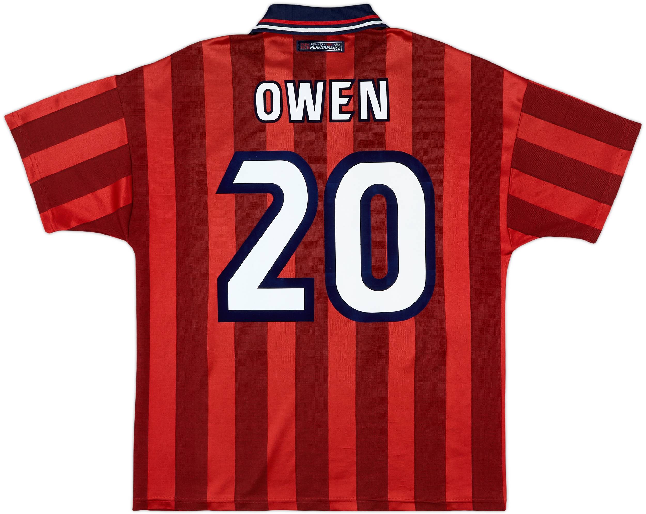 1997-99 England Away Shirt Owen #20 - 9/10 - (L)