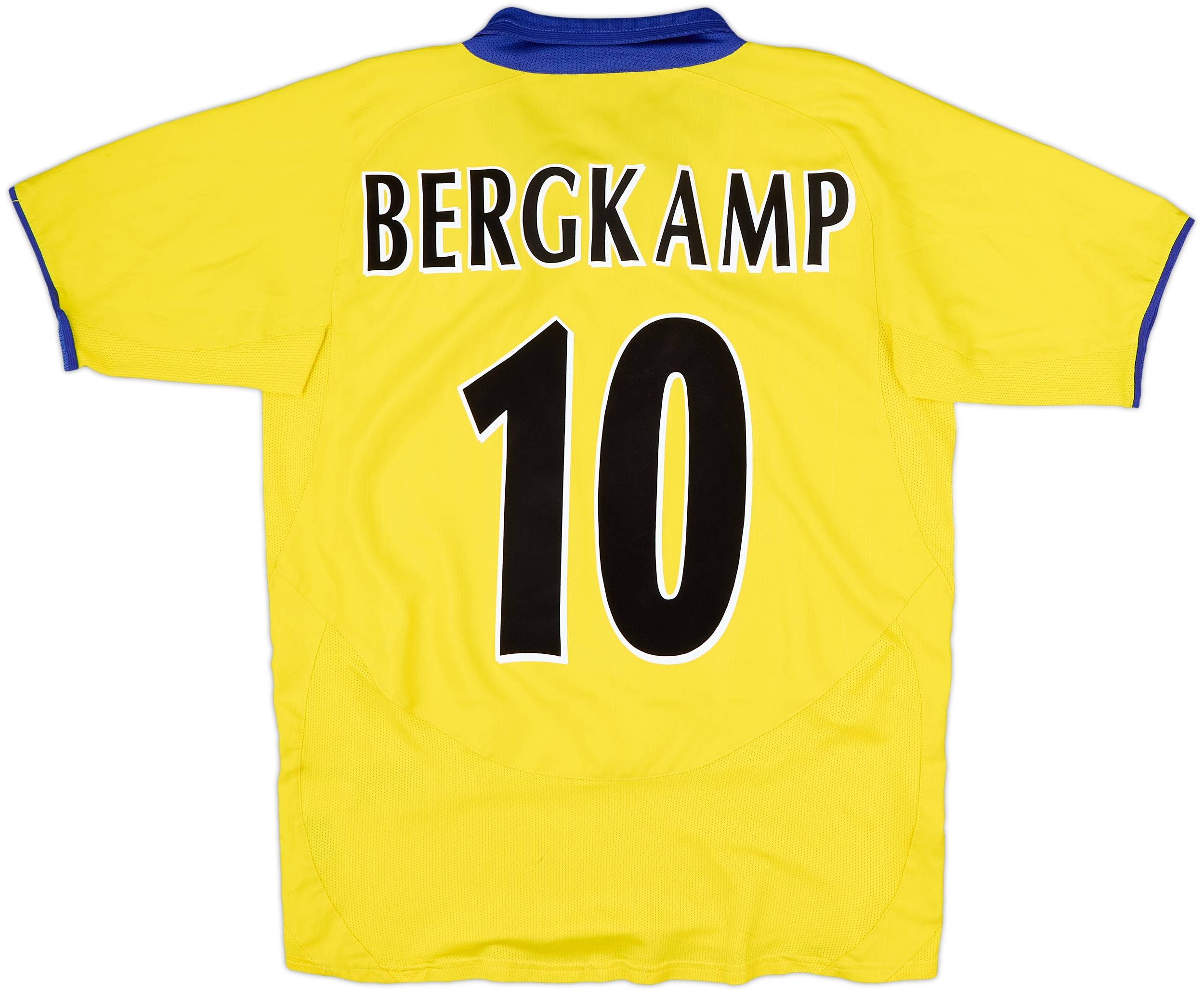 2003-05 Arsenal Away Shirt Bergkamp #10 - 7/10 - (M)