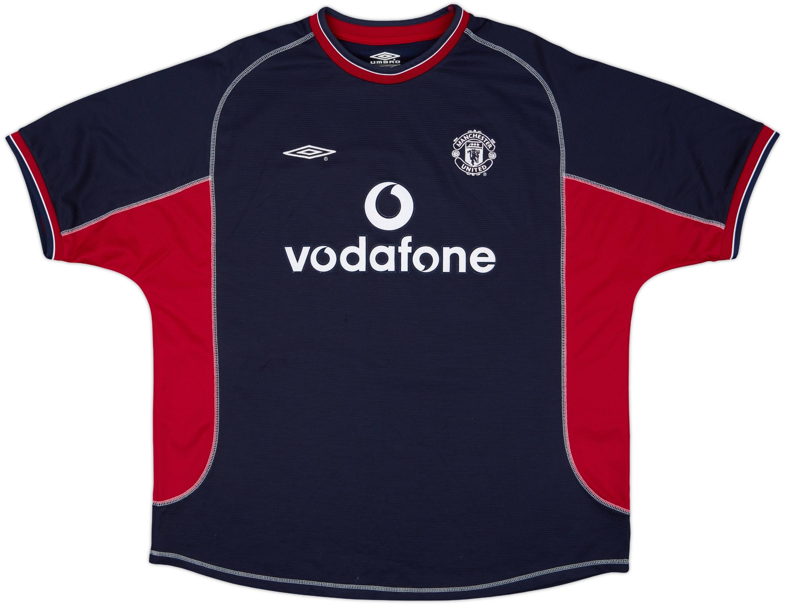 【2000/01】マンチェスター・ユナイテッド（3RD） ベッカム 2000-01 Manchester United Third Shirt Beckham #7 - 10/10 - (XXL)