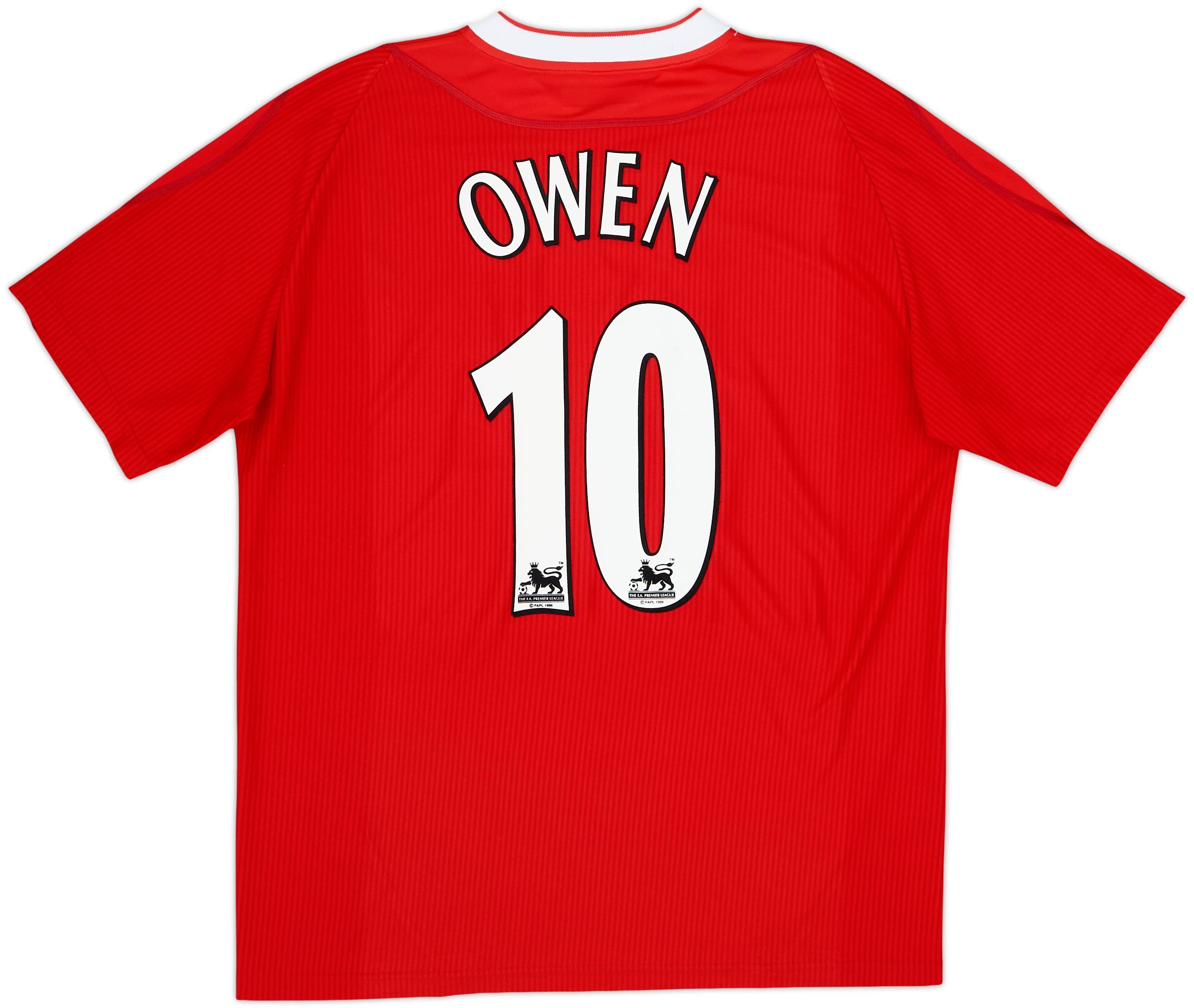 OWEN 2002 イングランド代表 オーウェン ホームユニフォーム 10番 OWEN 2002 イングランド代表 オーウェン ホームユニフォーム 10番