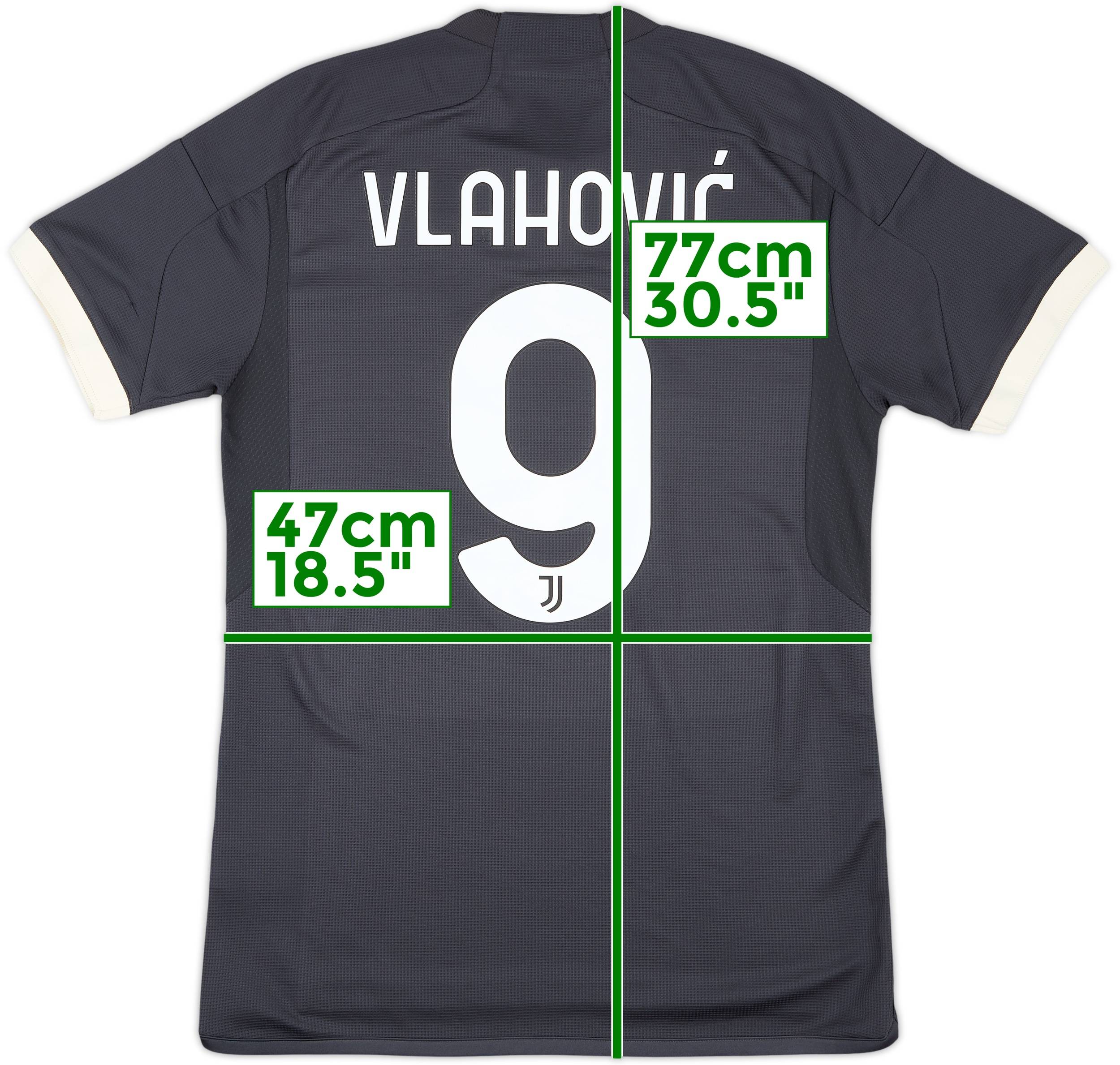 2023-24 Juventus Third Shirt Vlahovic #9 - 8/10 - (M)