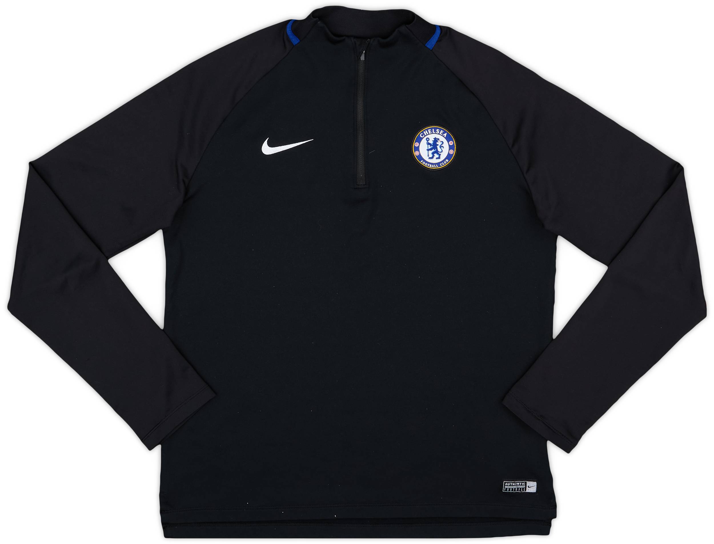 2018-19 Chelsea Nike 1/4 Zip Training Top - 8/10 - (XL.Boys)