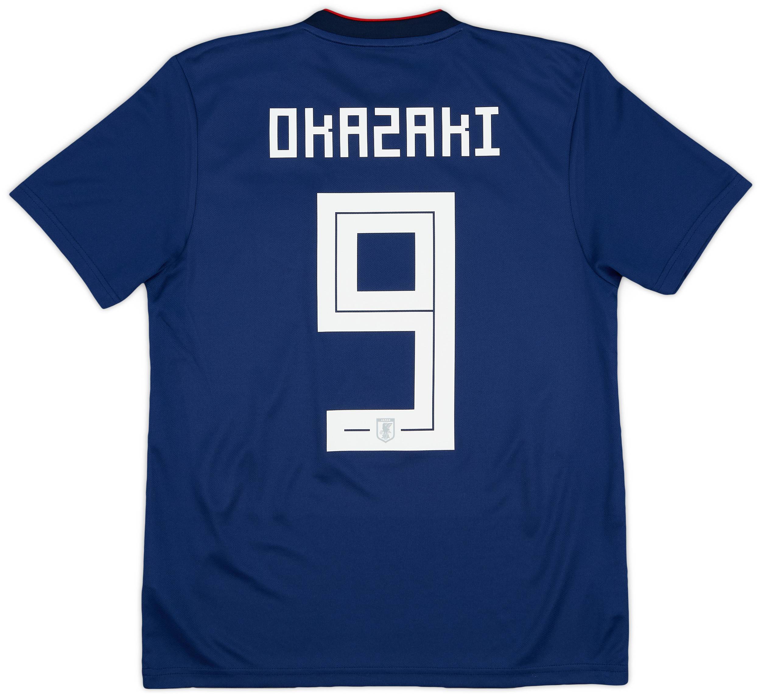 2018-19 Japan Home Shirt Okazaki #9 - 8/10 - (M)